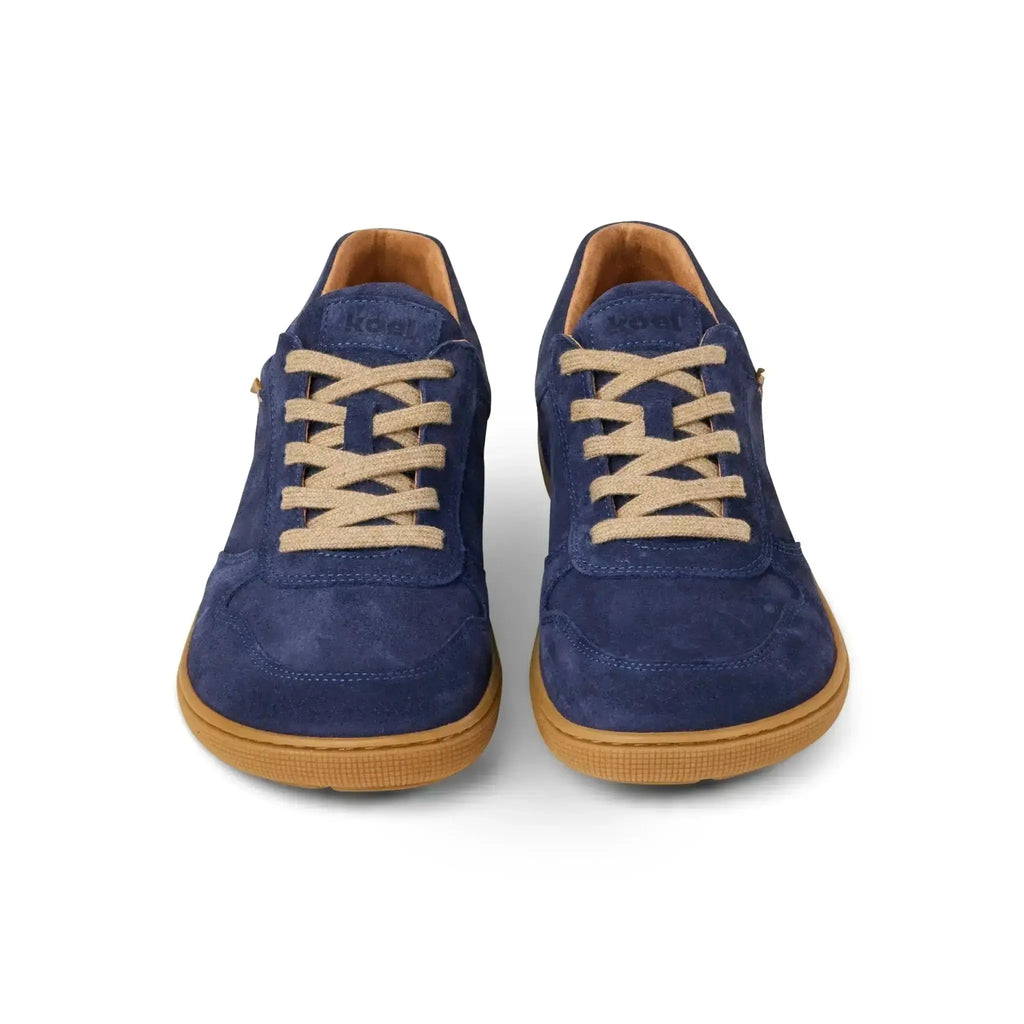 Koel Francie Suede Blue - Zapatillas barefoot de ante