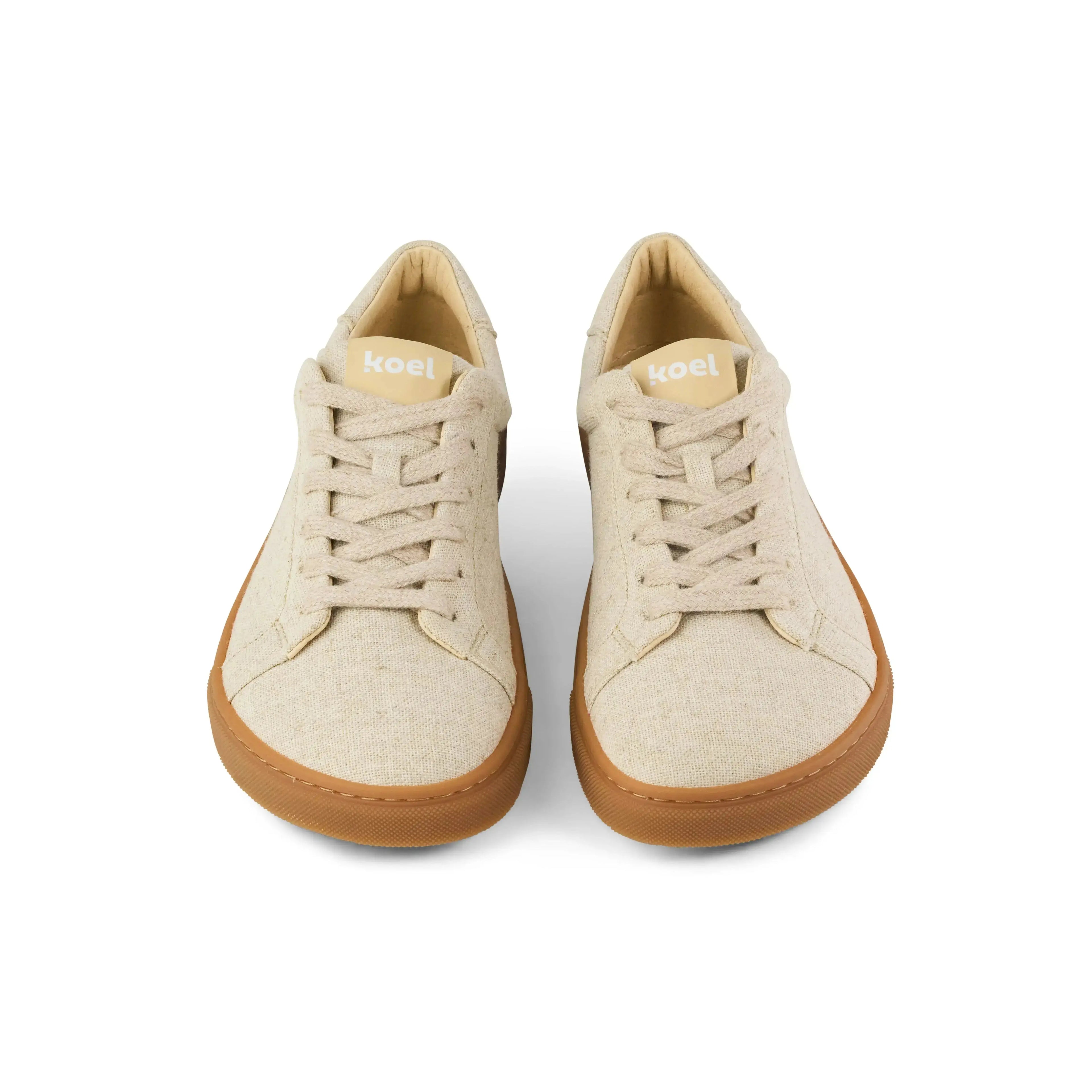Koel Hazel Canvas Beige Gum - Lonetas barefoot de mujer beige