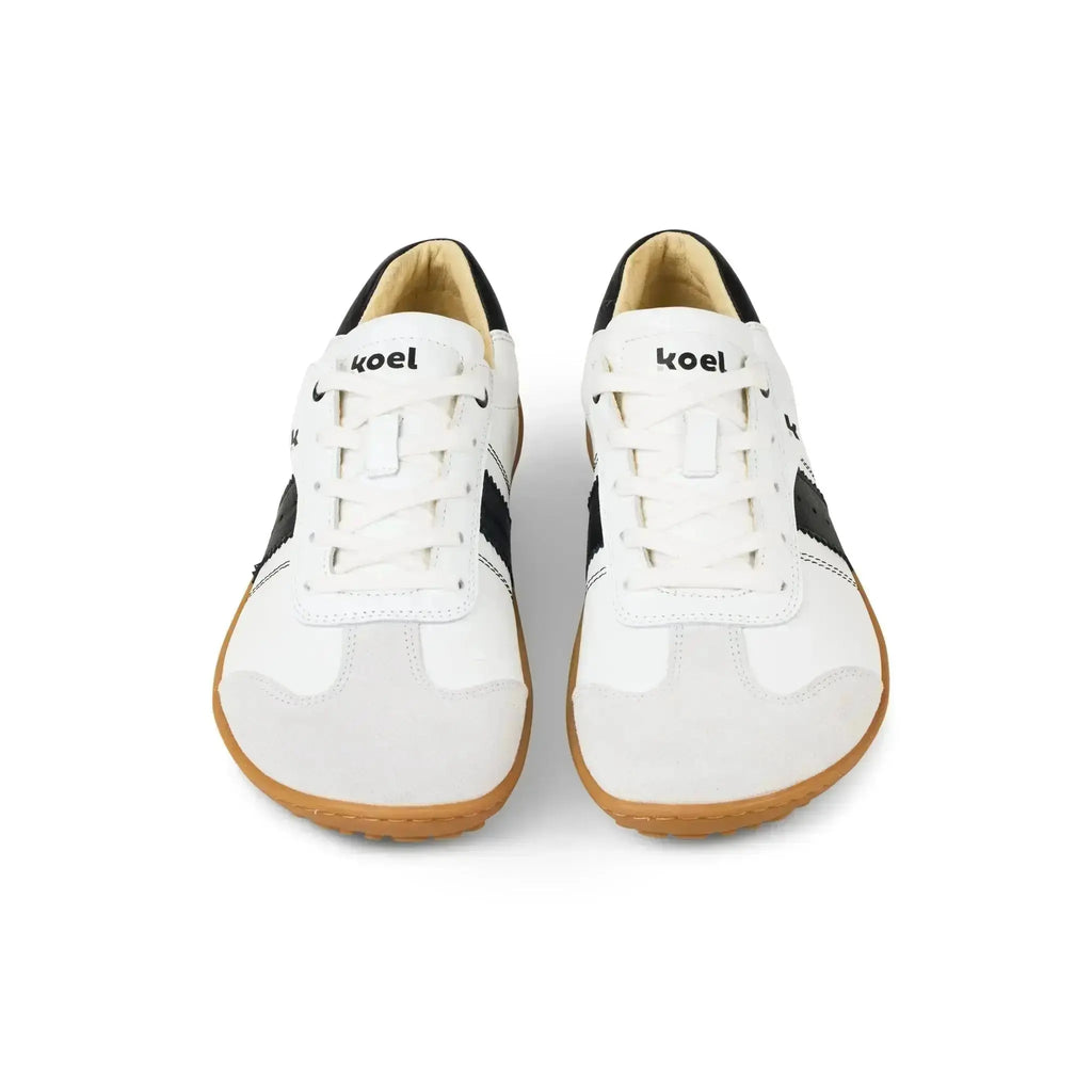 Koel - ILA Napa Suede 3.0 Off White/Black - Sneakers Barefoot Retro