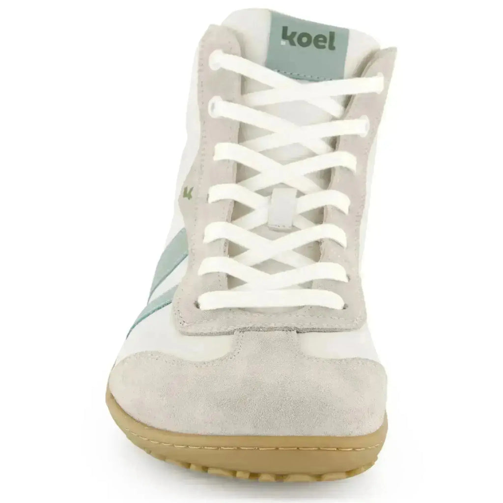 Koel - Ika Napa Mint - Zapatillas barefoot de caña alta para mujer blancas