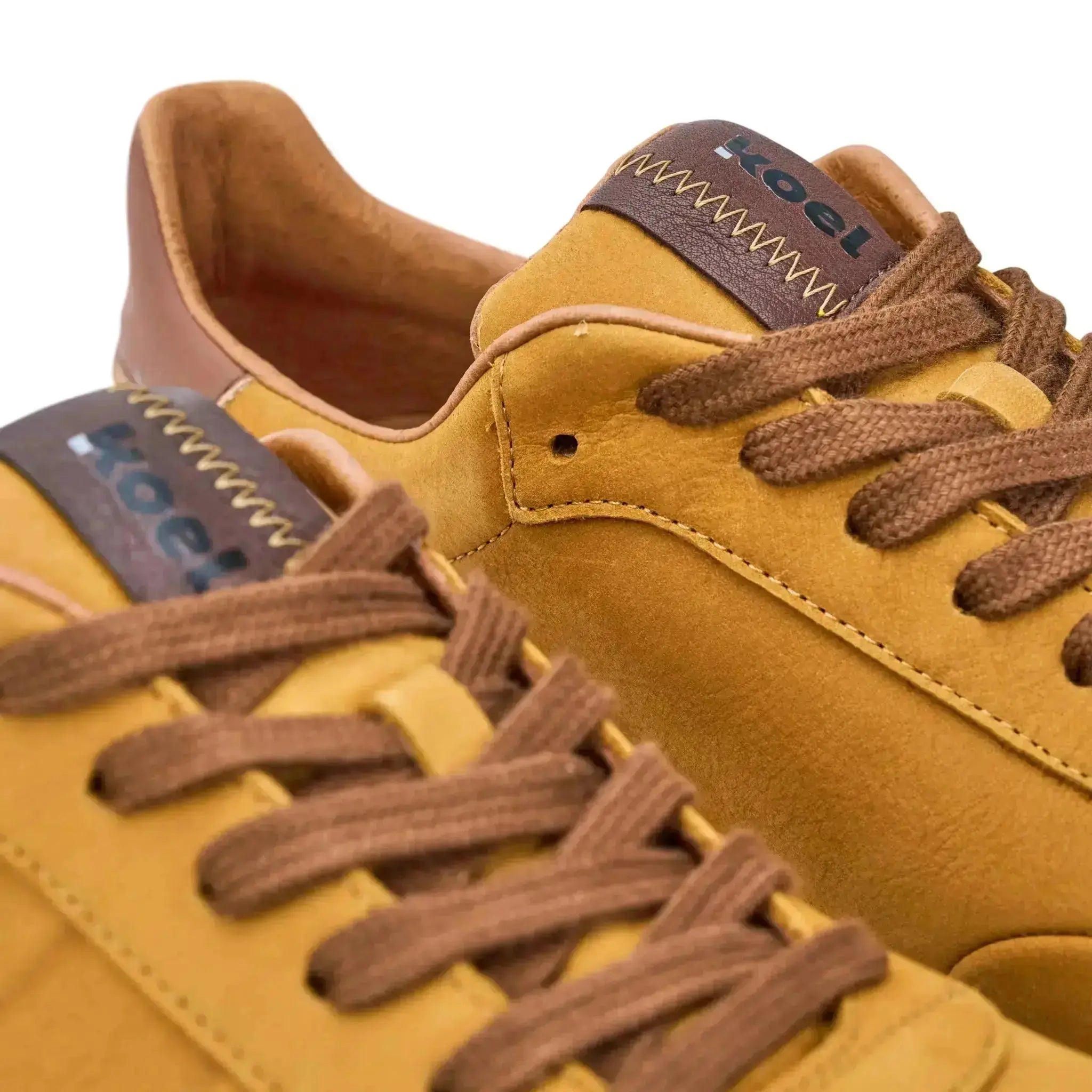 Koel Men - IDO Leather Cognac - Deportivas Barefoot Casual