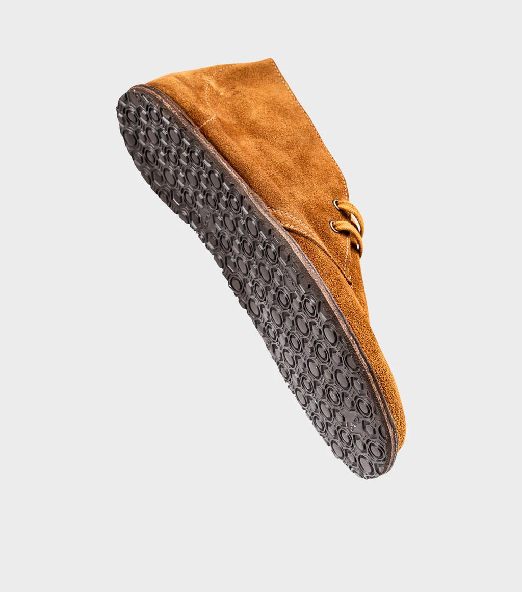 Gaucho Ninja Barefoot Pals Wide Desert Brown Suede - Botines "pisacacas" barefoot unisex marrones