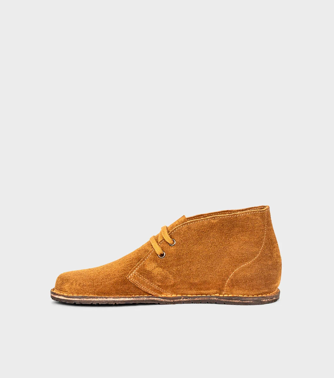Gaucho Ninja Barefoot Pals Wide Desert Brown Suede - Botines "pisacacas" barefoot unisex marrones