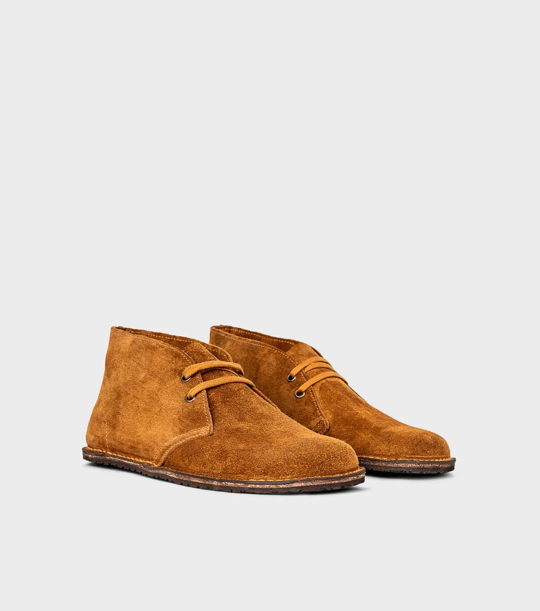 Gaucho Ninja Barefoot Pals Wide Desert Brown Suede - Botines "pisacacas" barefoot unisex marrones