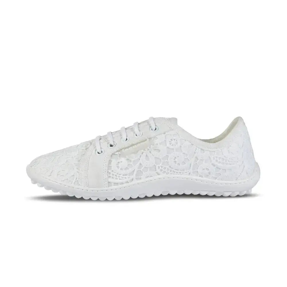 Leguano Amalfi Bianco - Deportivas barefoot elegantes