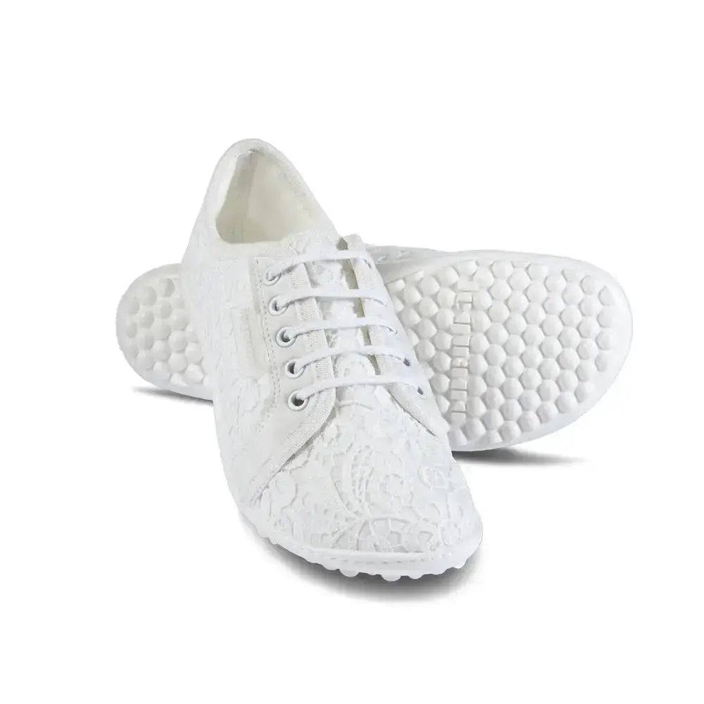 Leguano Amalfi Bianco - Deportivas barefoot elegantes