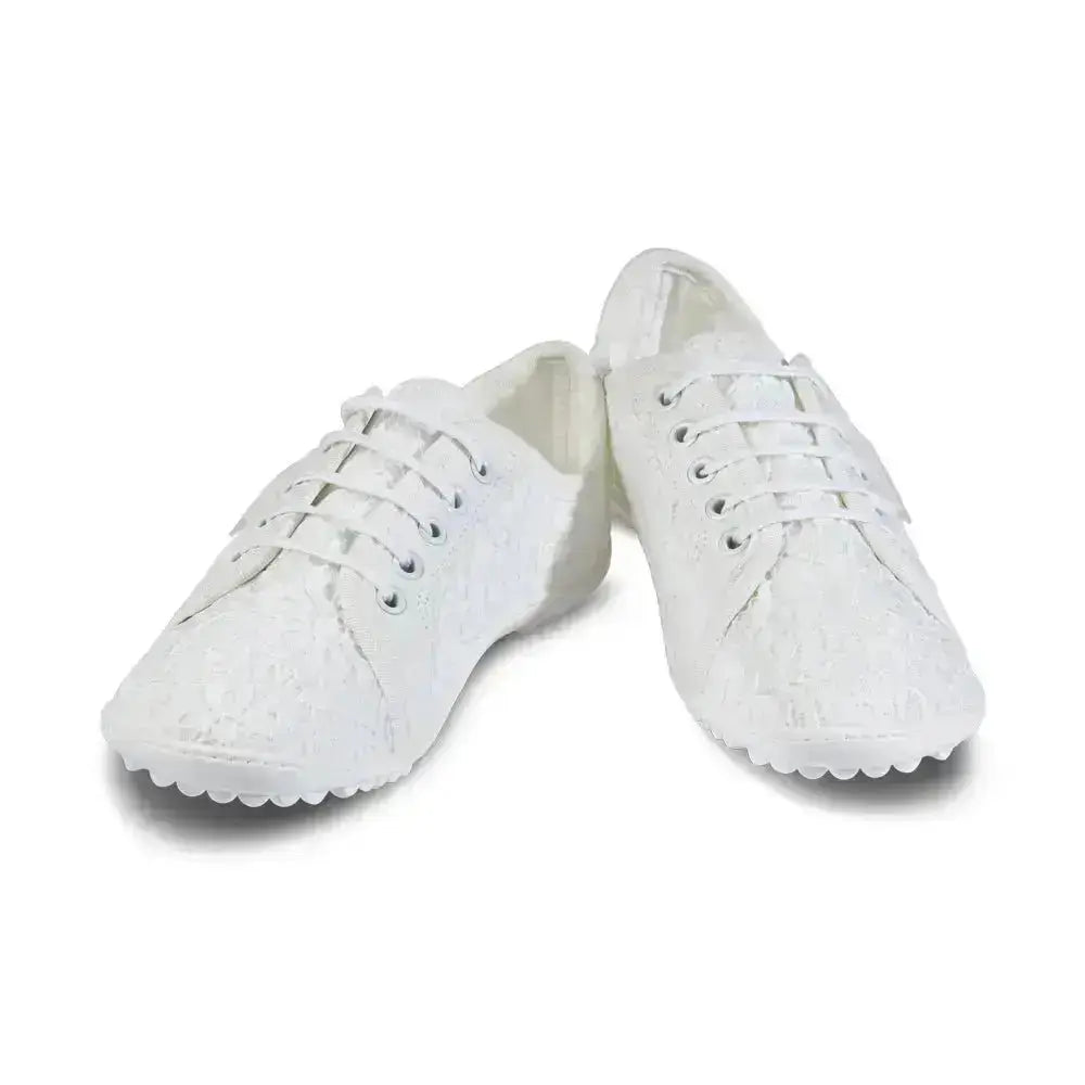 Leguano Amalfi Bianco - Zapatillas barefoot elegantes de mujer blancas