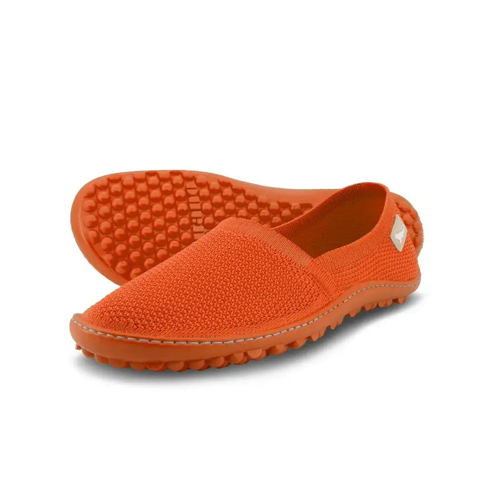 Leguano Flair Orange - Slip-ons barefoot ligeros