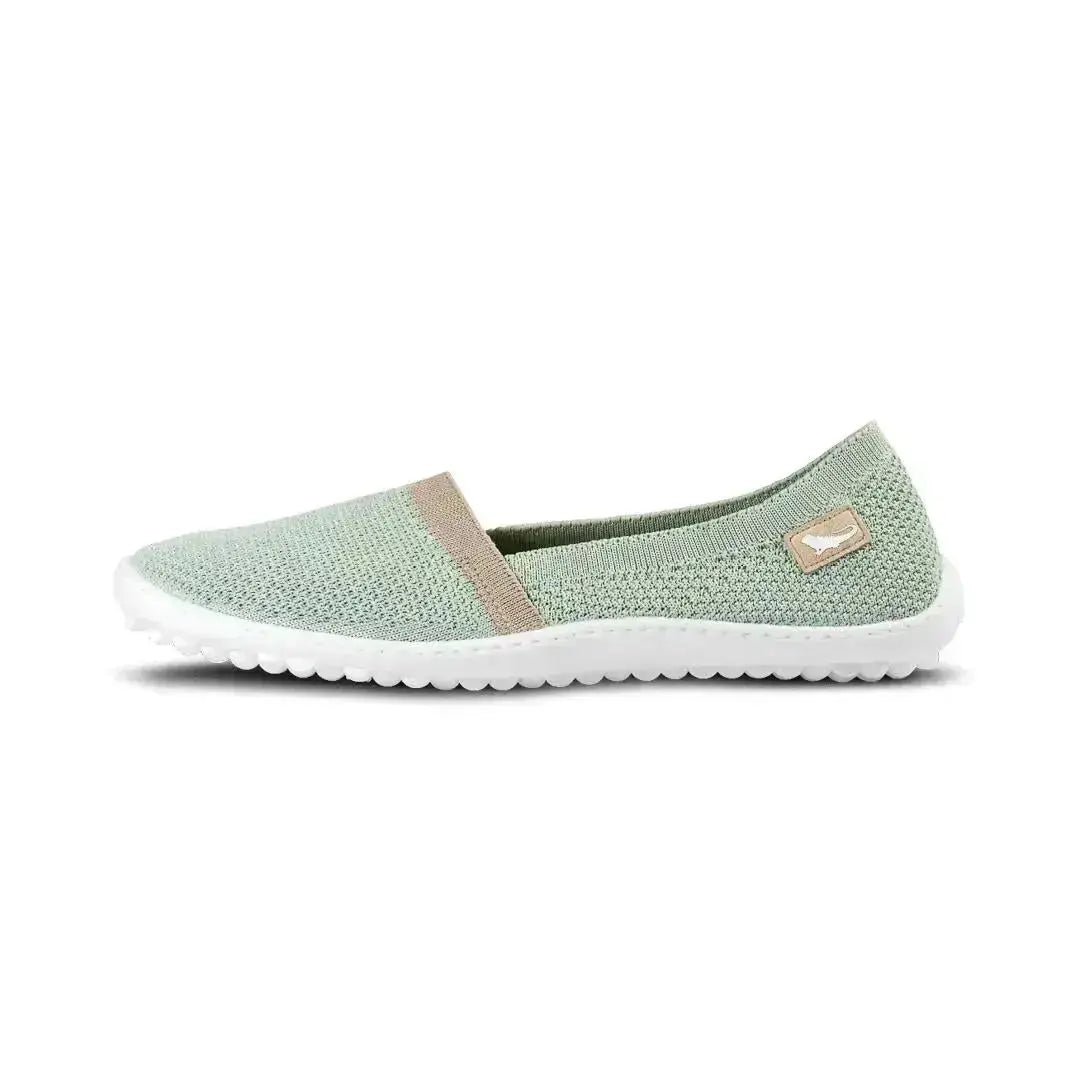 Leguano Flair Pistachio - Slip-ons barefoot ligeros