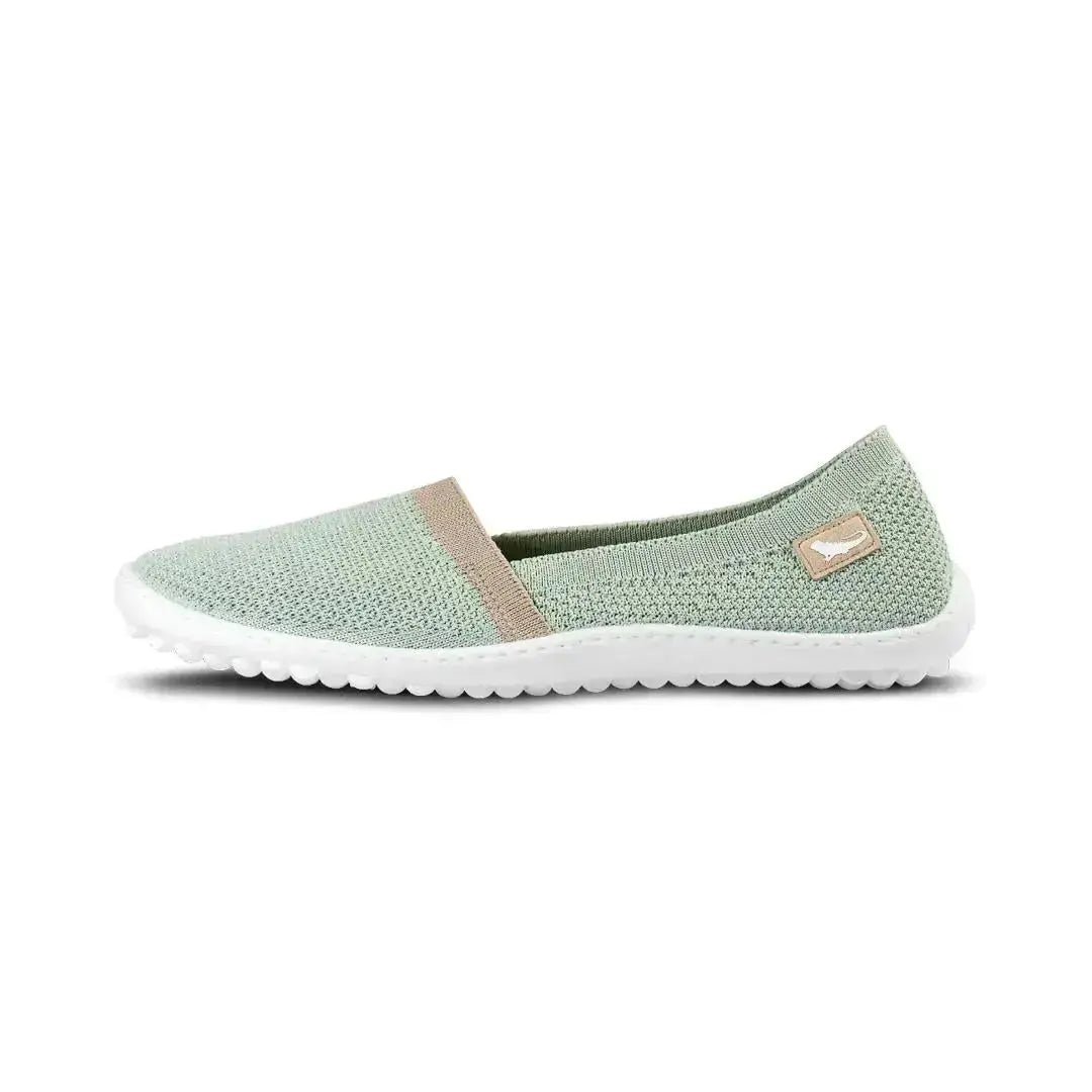 Leguano Flair Pistache - Mocassins barefoot légers