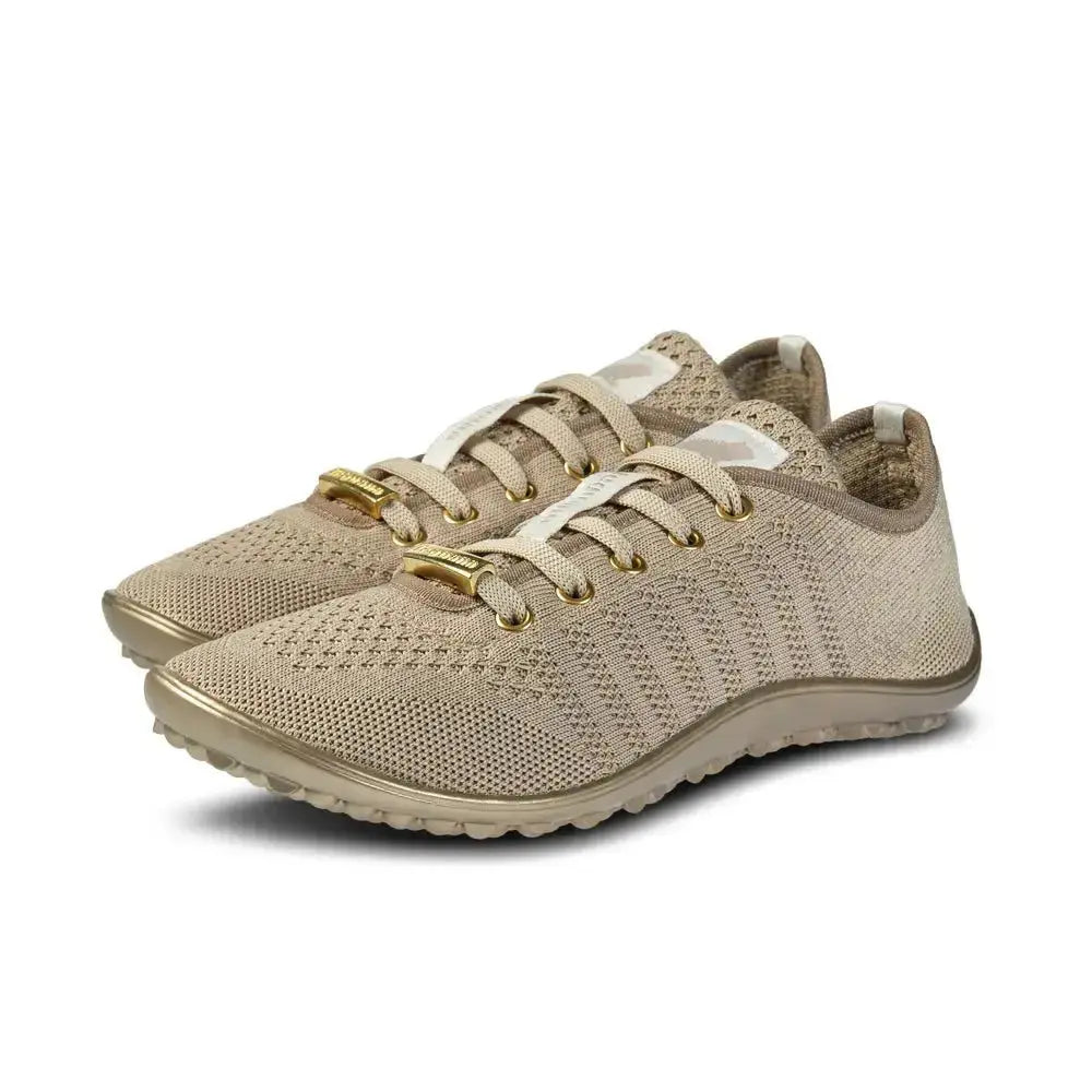 Leguano Go: Gold - Deportivas barefoot elegantes