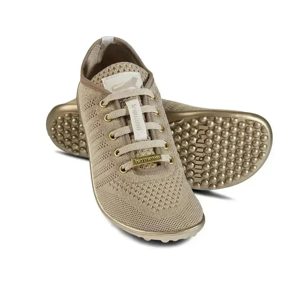 Leguano Go : Or - Chaussures barefoot élégantes