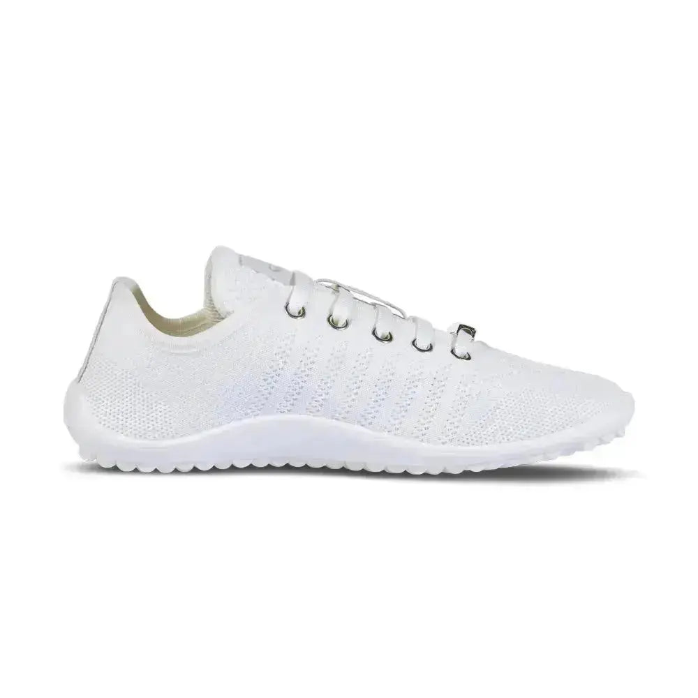 Leguano Go: White - Zapatillas barefoot elegantes unisex