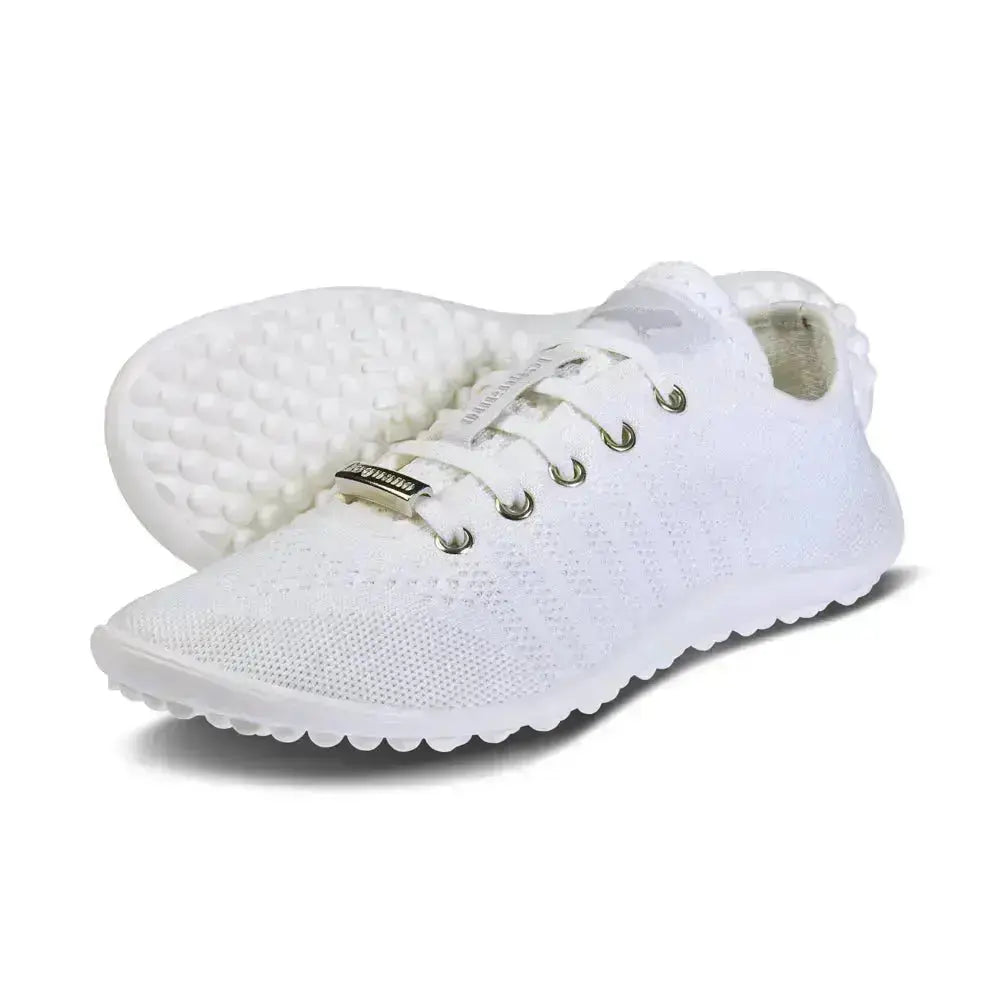 Leguano Go: White - Zapatillas barefoot elegantes unisex