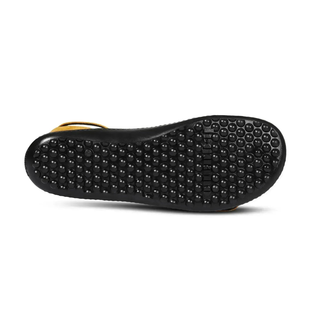 Leguano Jara Gelb - Sandalias barefoot elegantes