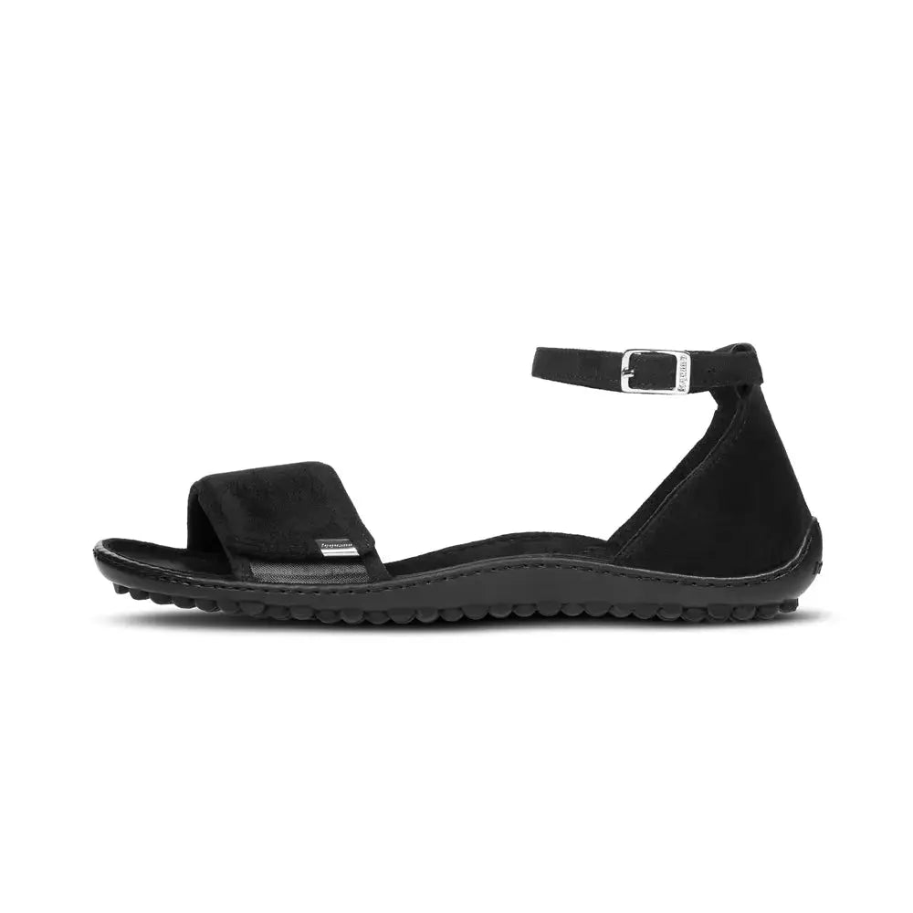 Leguano Jara Schwarz - Sandalias barefoot elegantes