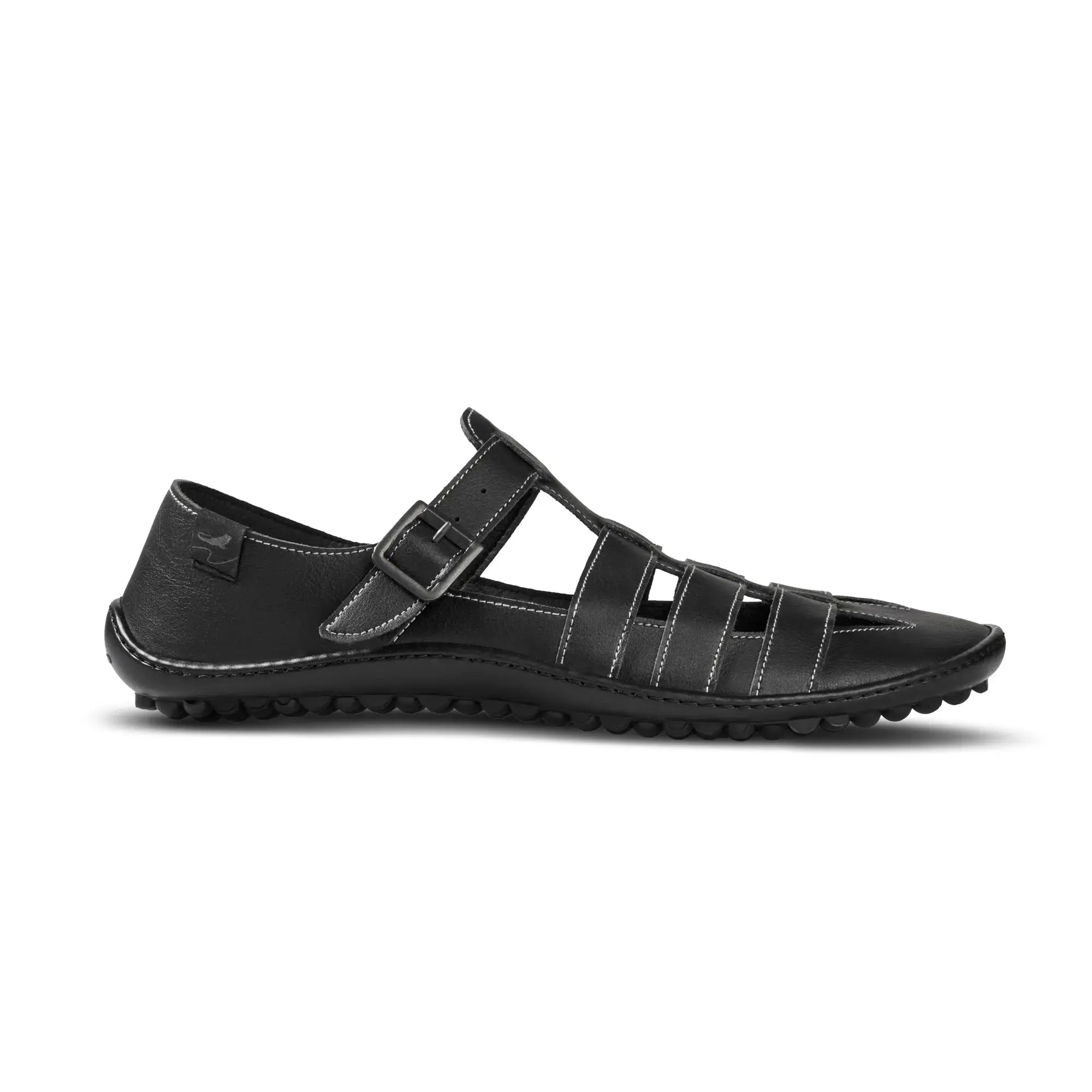 Leguano - Jaro Noir - Sandales barefoot homme