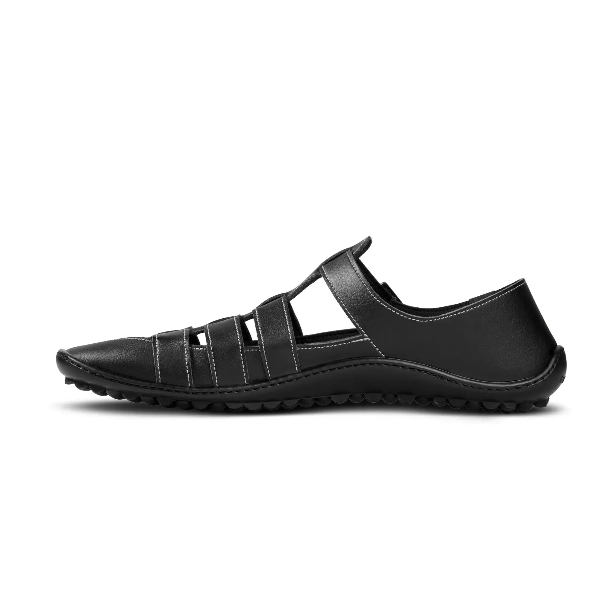 Leguano - Jaro Noir - Sandales barefoot homme