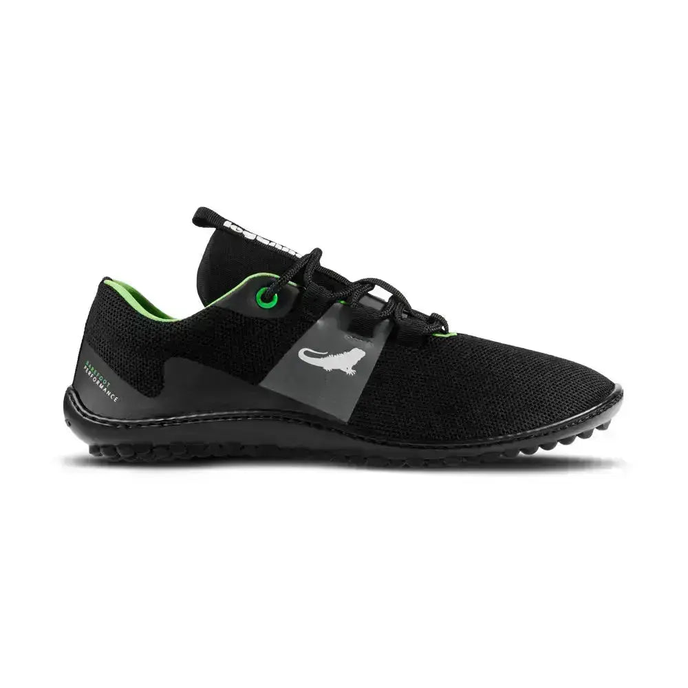 Leguano Spinwyn Noir - Chaussures Barefoot pour Entraînement et Sports Indoor