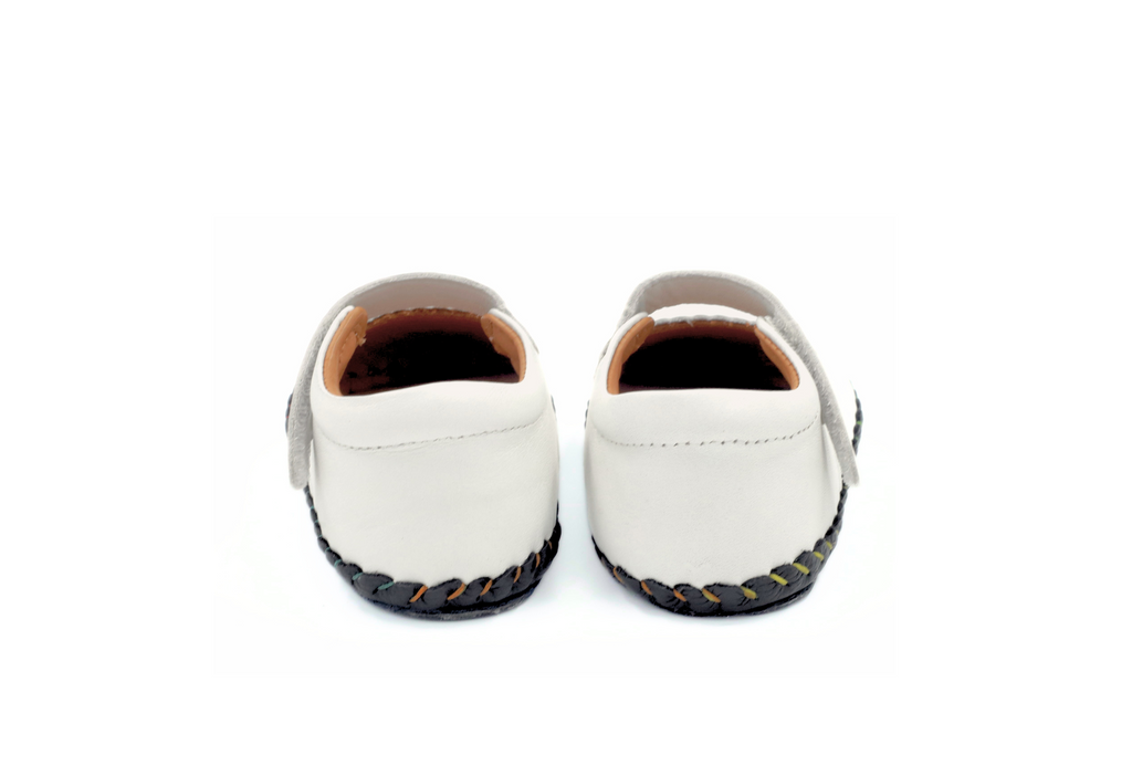 Minimus - Little Dove White - merceditas respetuosas de primeros pasos blancas