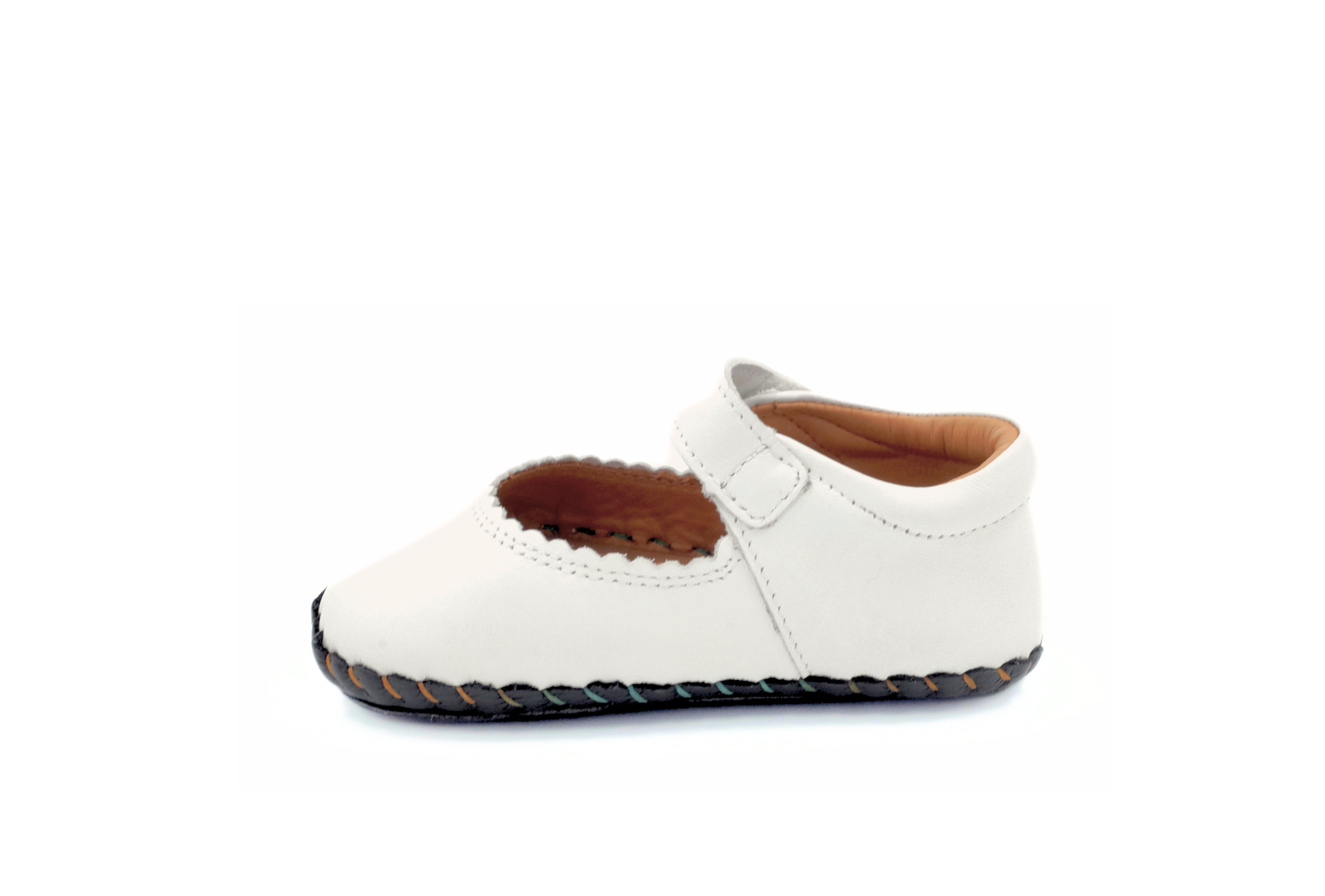 Minimus - Little Dove White - merceditas respetuosas de primeros pasos blancas
