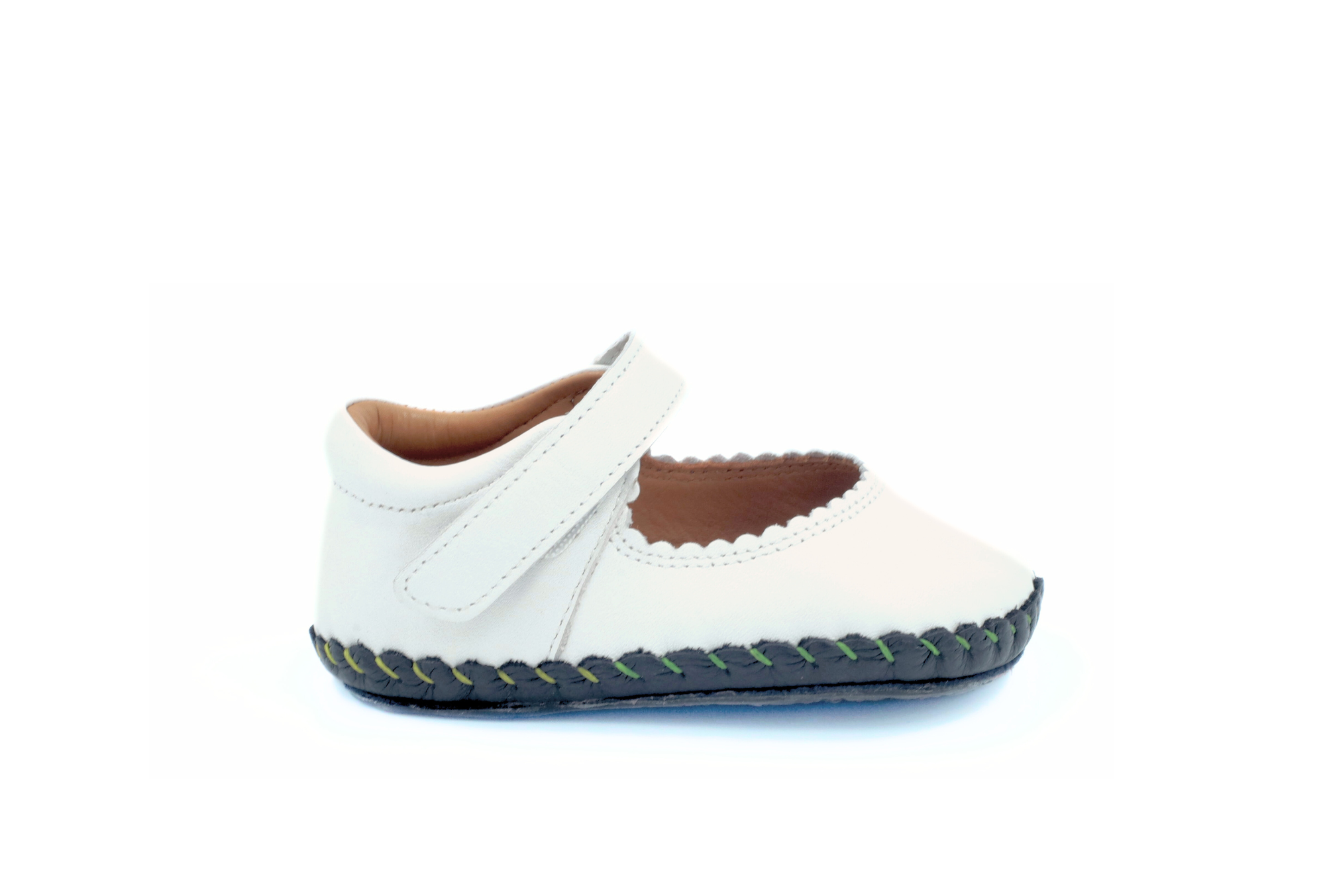 Minimus - Little Dove White - merceditas respetuosas de primeros pasos blancas