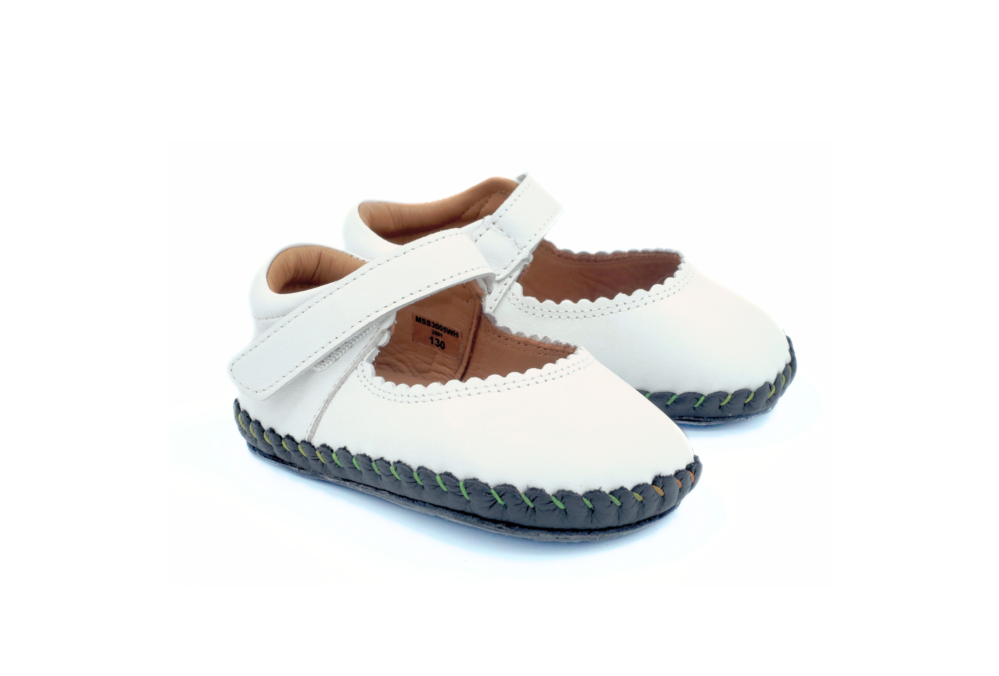 Minimus - Little Dove White - merceditas respetuosas de primeros pasos blancas