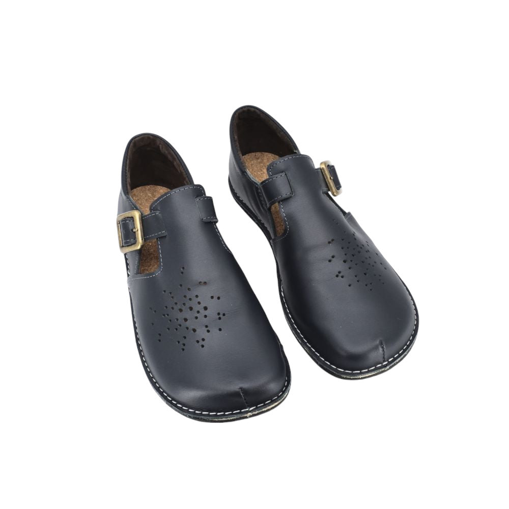 OmaKing - Kuuda Dark Blue - merceditas minimalistas-Oma King-Cacles Barefoot-Tienda de calzado barefoot respetuoso minimalista