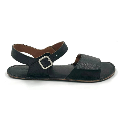 Minimus - Heron Noir - sandales barefoot noires pour homme