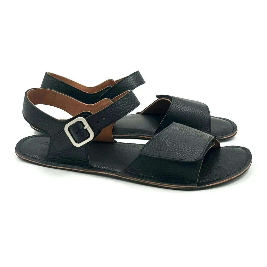 Minimus - Heron Black - sandalias barefoot para hombre negras