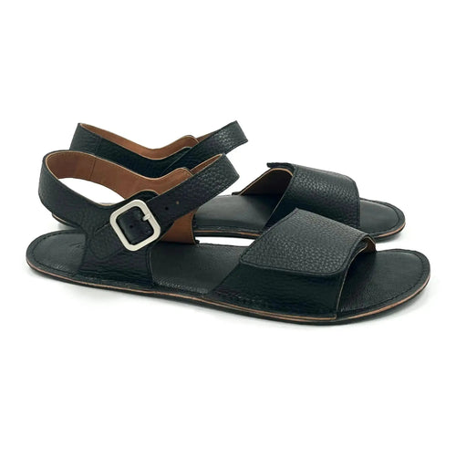 Minimus - Heron Black - sandalias barefoot para hombre negras