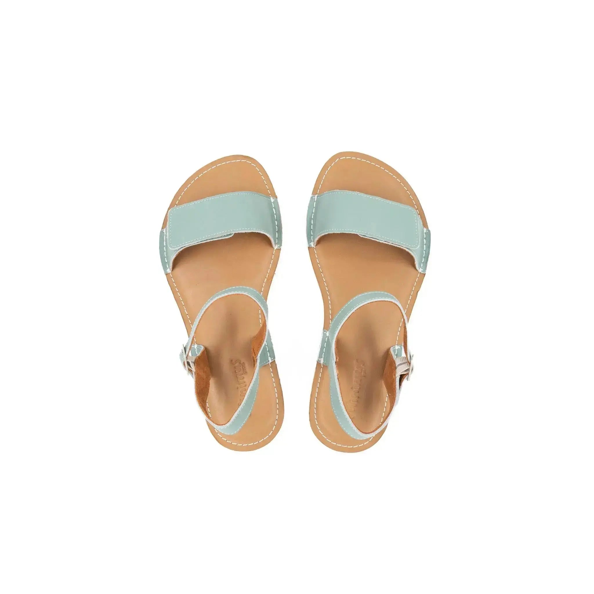 Minimus - Ibis Vert Sauge - Sandales minimalistes barefoot pour femme vertes