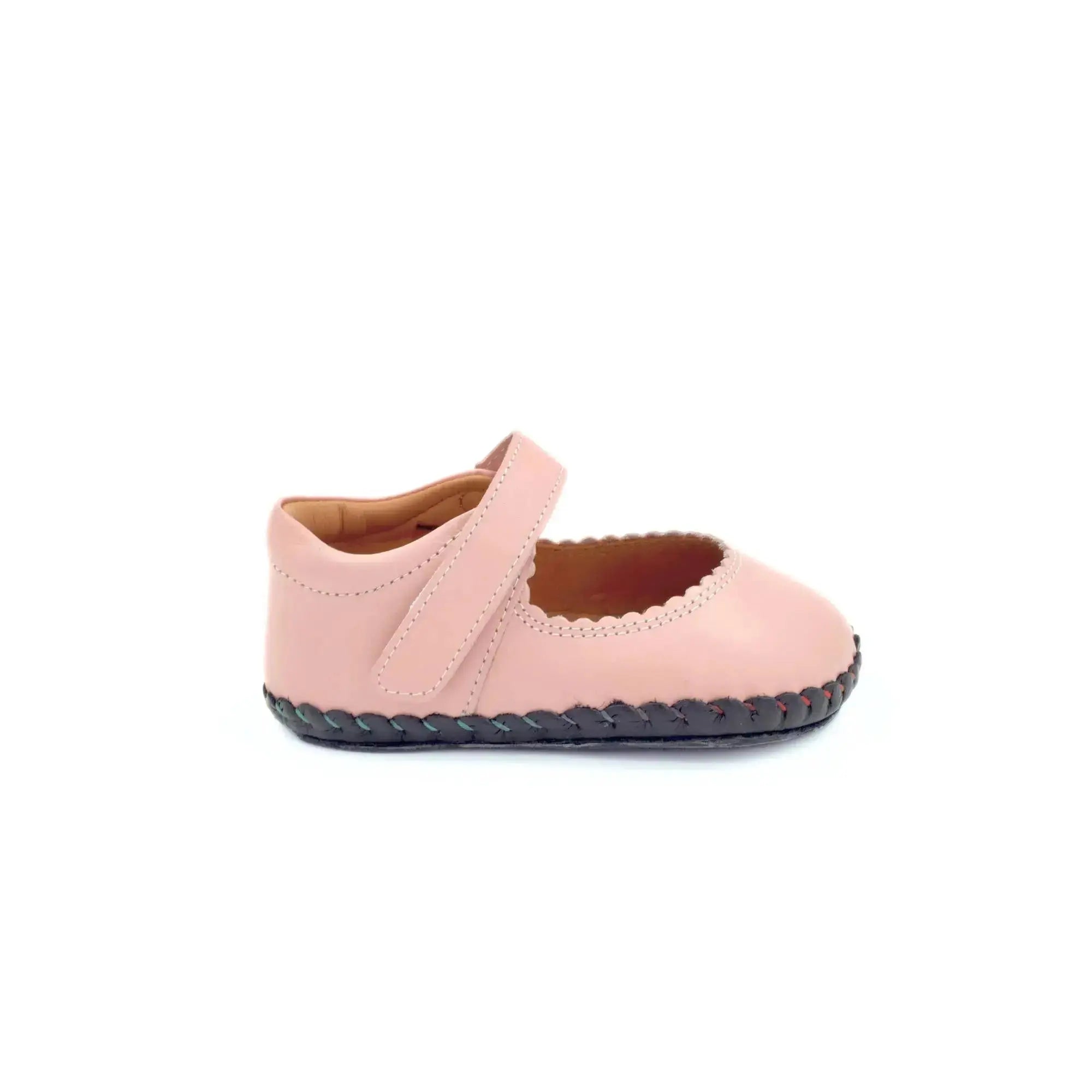 Minimus - Petit Pigeon Rose - chaussons respectueux roses pour premiers pas