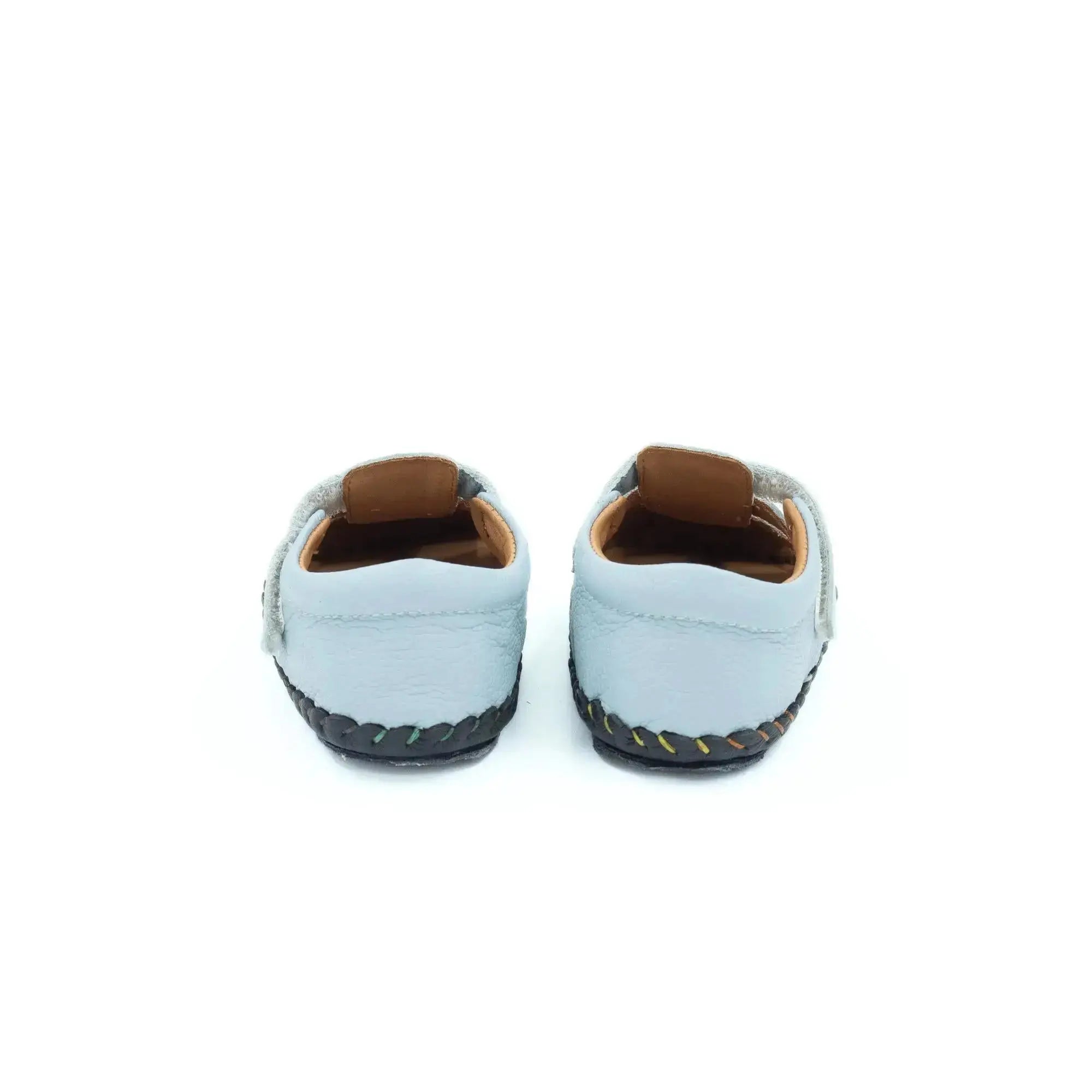 Minimus - Petit Martin-pêcheur Bleu Ciel - sandales minimalistes premiers pas bleues