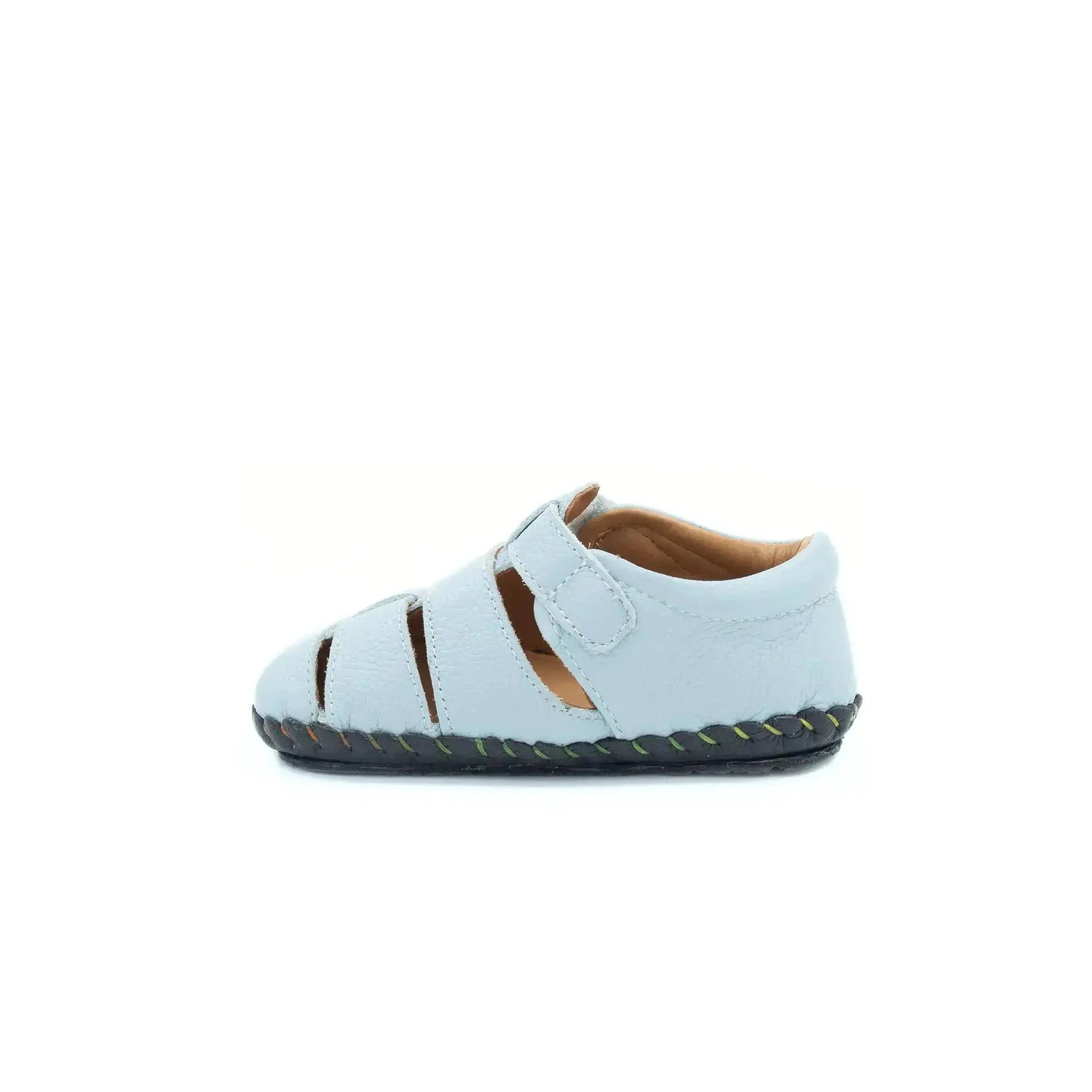 Minimus - Petit Martin-pêcheur Bleu Ciel - sandales minimalistes premiers pas bleues
