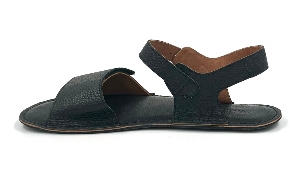 Minimus - Heron Black - sandalias barefoot para hombre negras