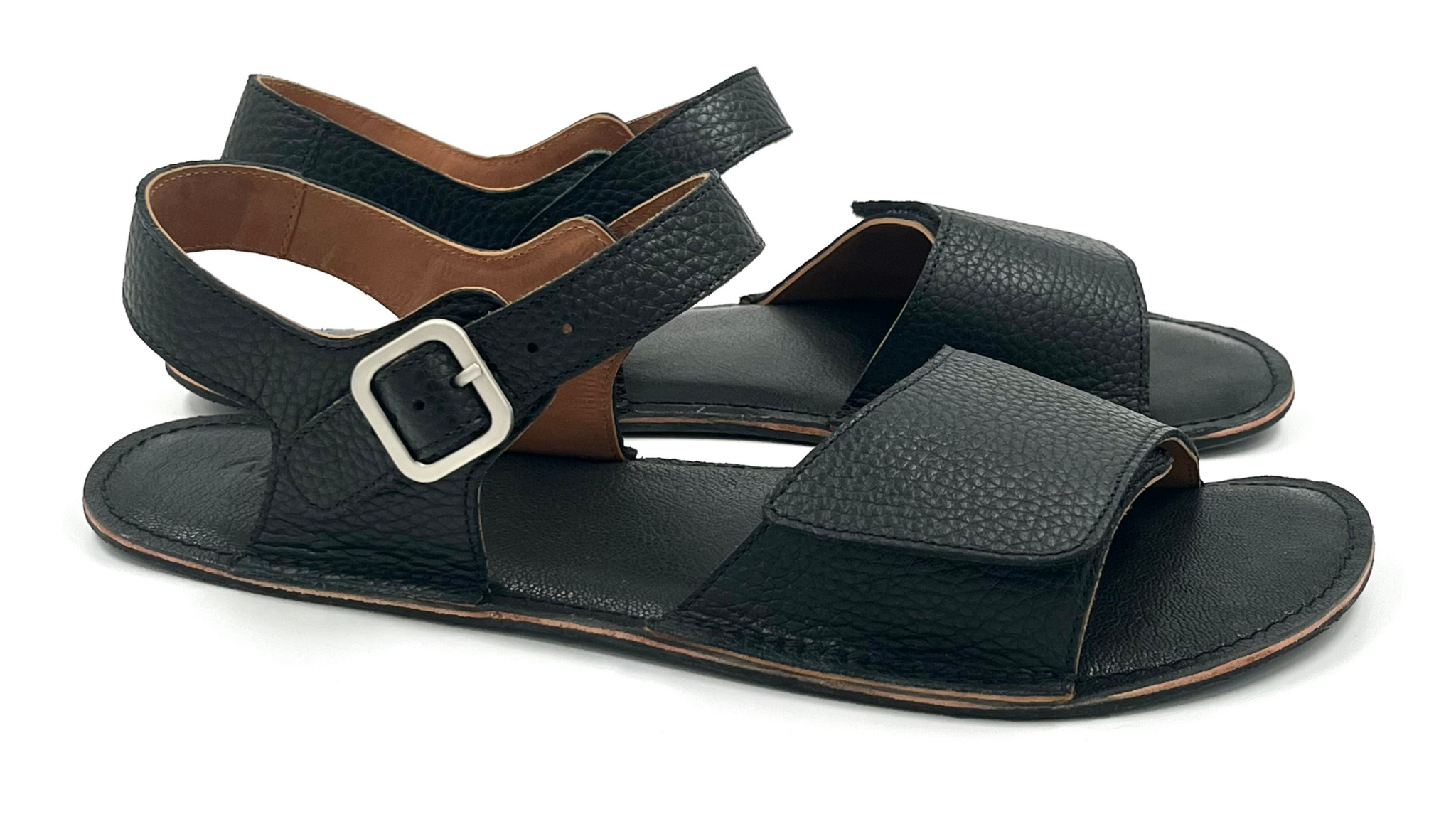 Minimus - Heron Black - sandalias barefoot para hombre negras