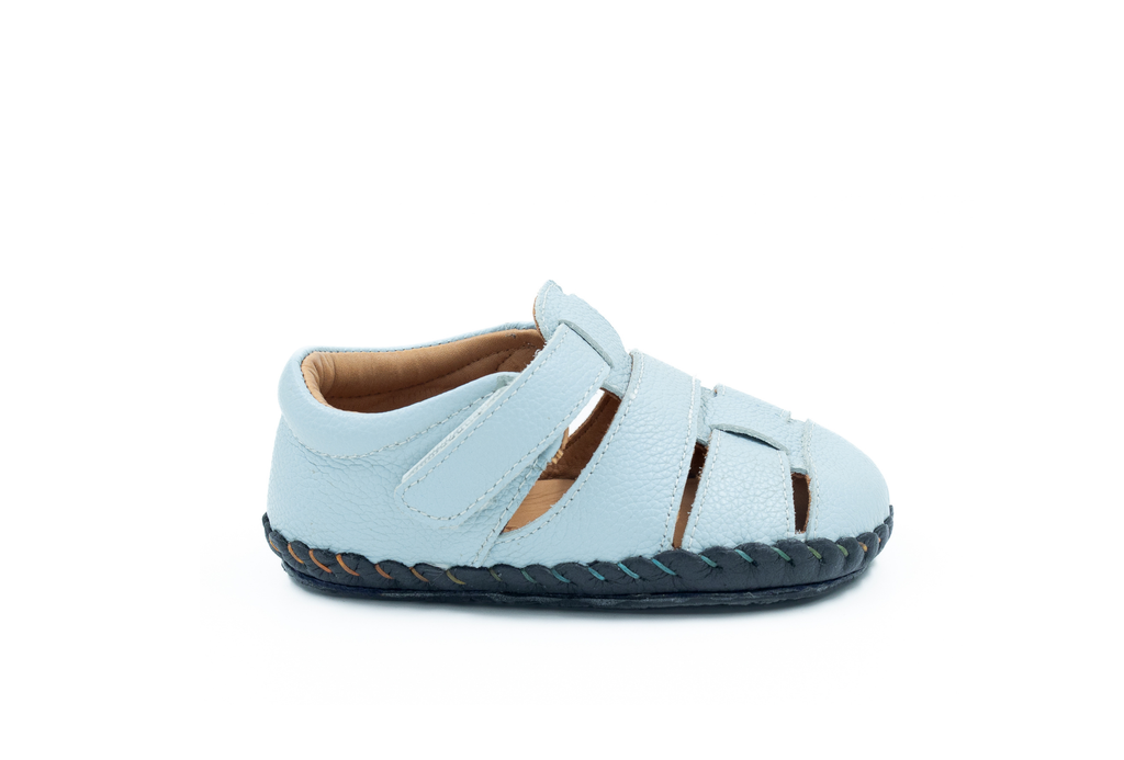 Minimus - Little King Fisher Baby Blue - sandalias respetuosas de primeros pasos azules