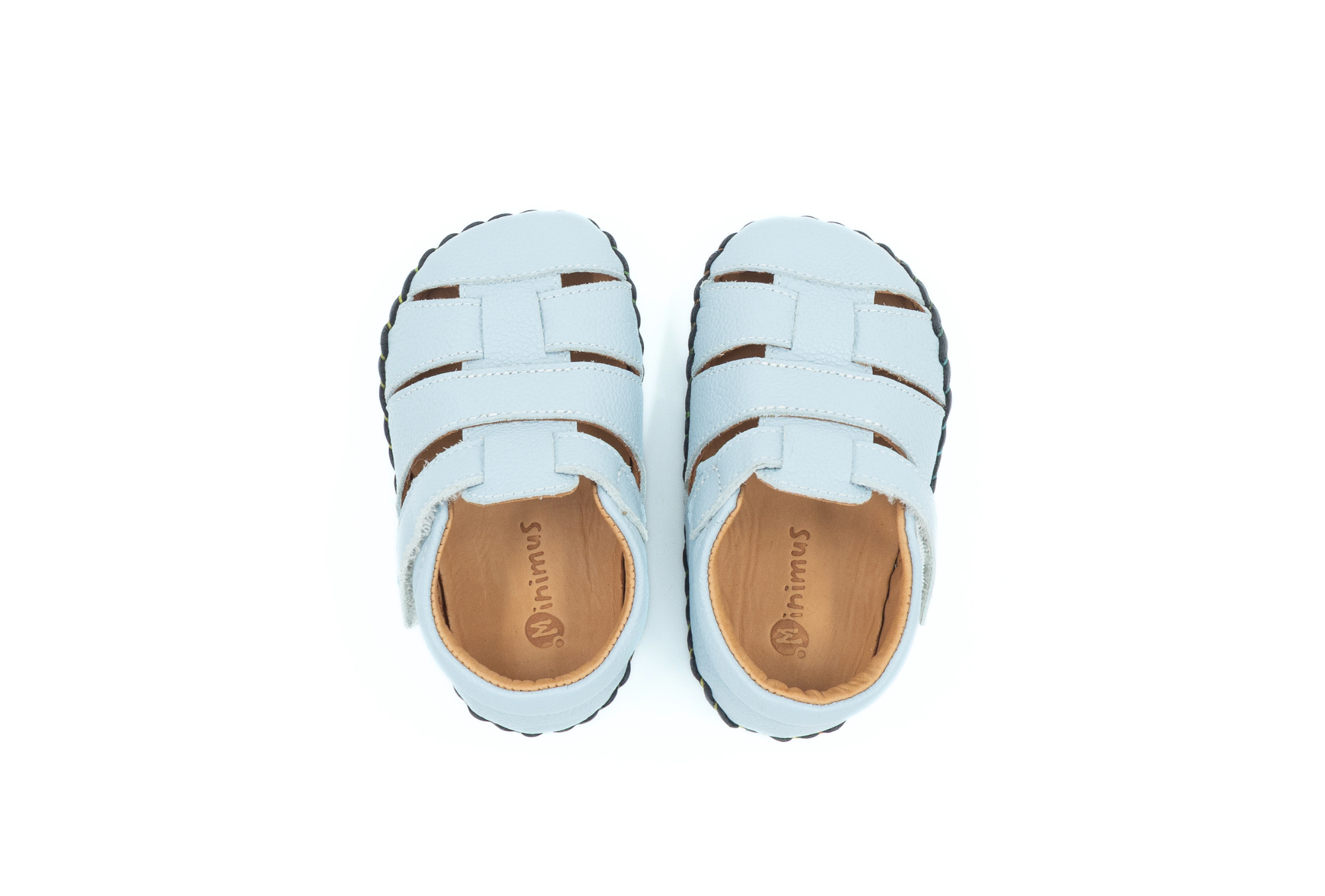 Minimus - Little King Fisher Baby Blue - sandalias respetuosas de primeros pasos azules