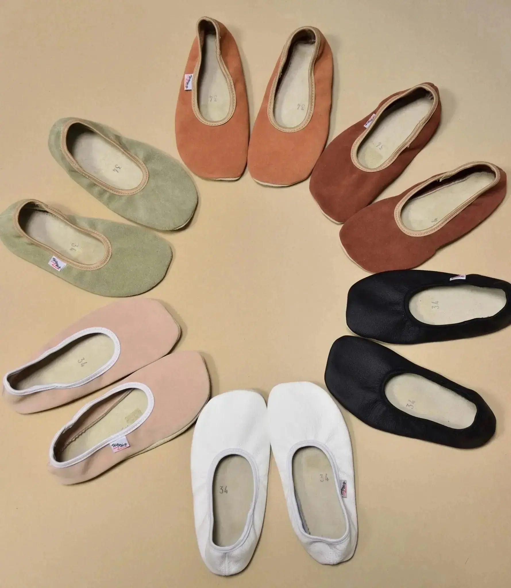 OmaKing - Hip-Hop - Nude - zapatillas de gimnasia barefoot