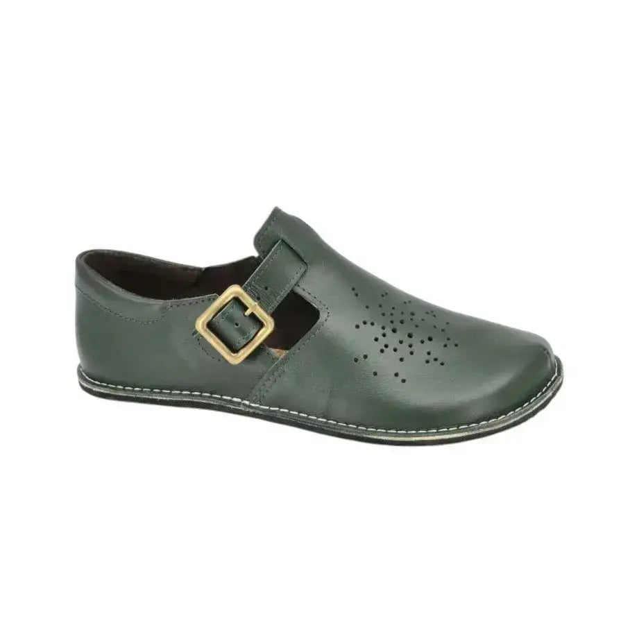 OmaKing - Kuuda Dark Green - merceditas barefoot para mujer