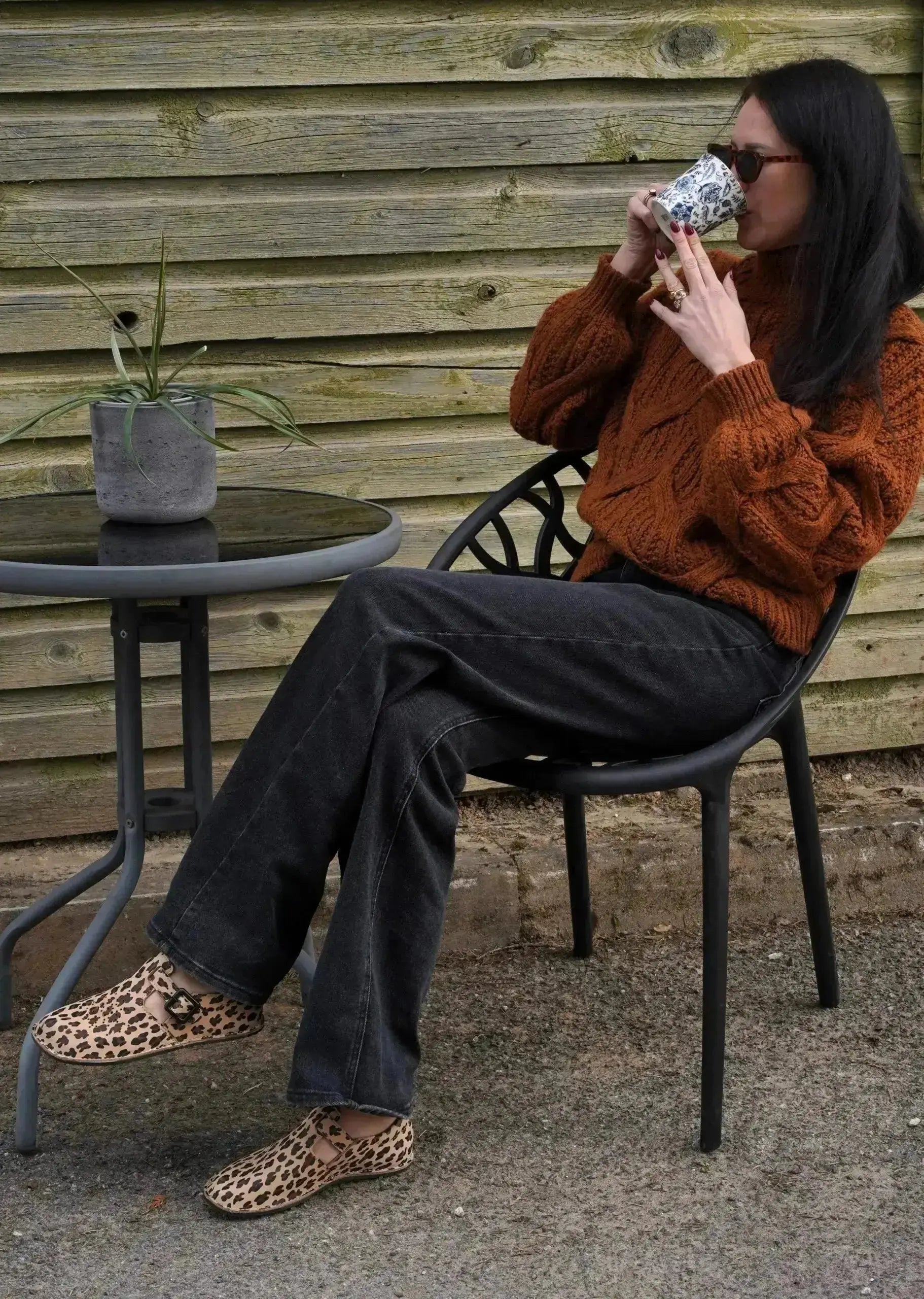 OmaKing - Kuuda Leopard - Merceditas barefoot para mujer
