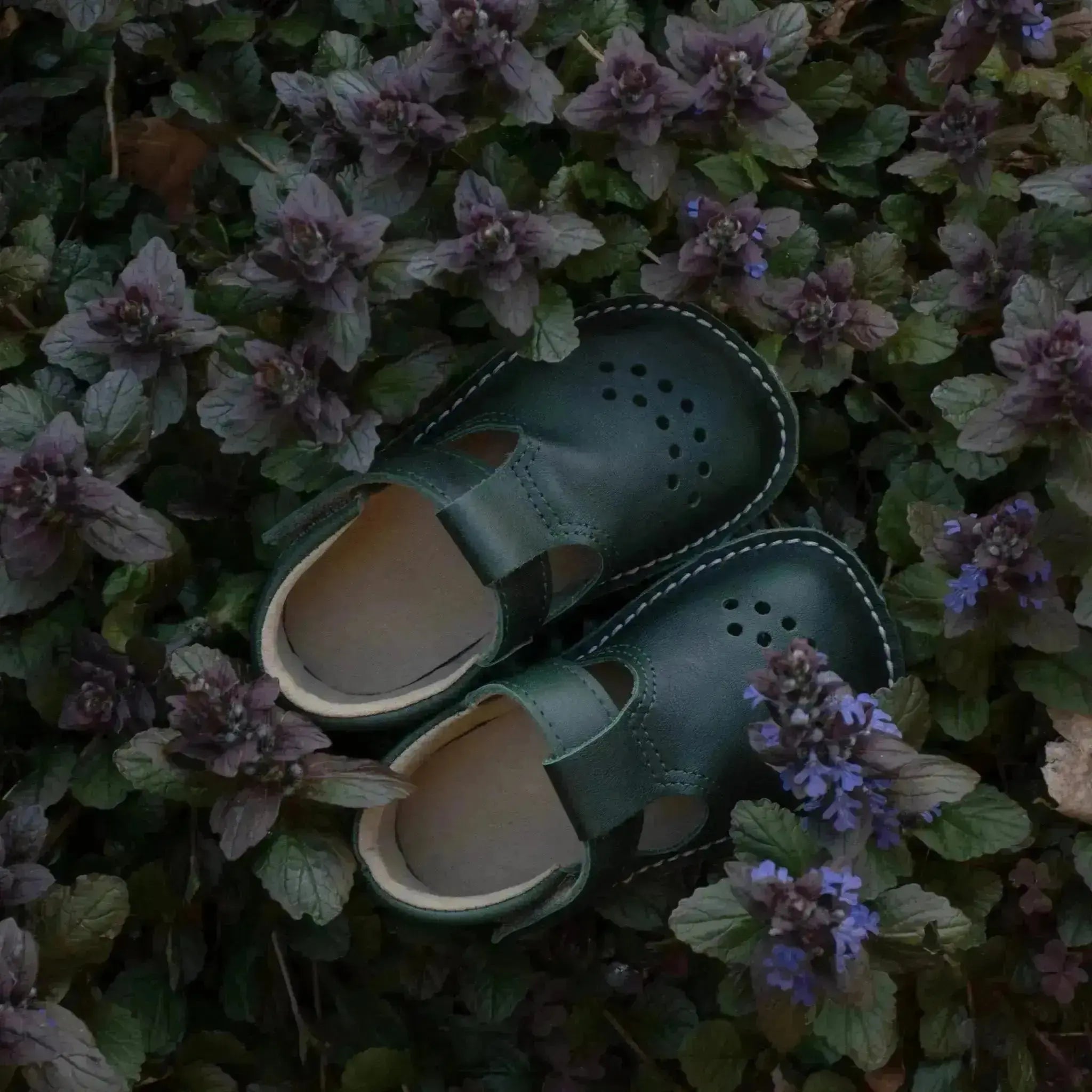 OmaKing - Lusti Green - zapatitos barefoot infantiles