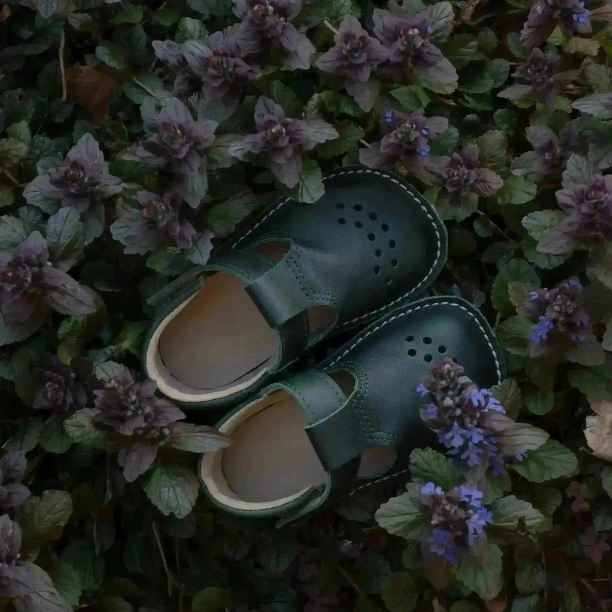 OmaKing - Lusti Green - chaussons barefoot pour tout-petits