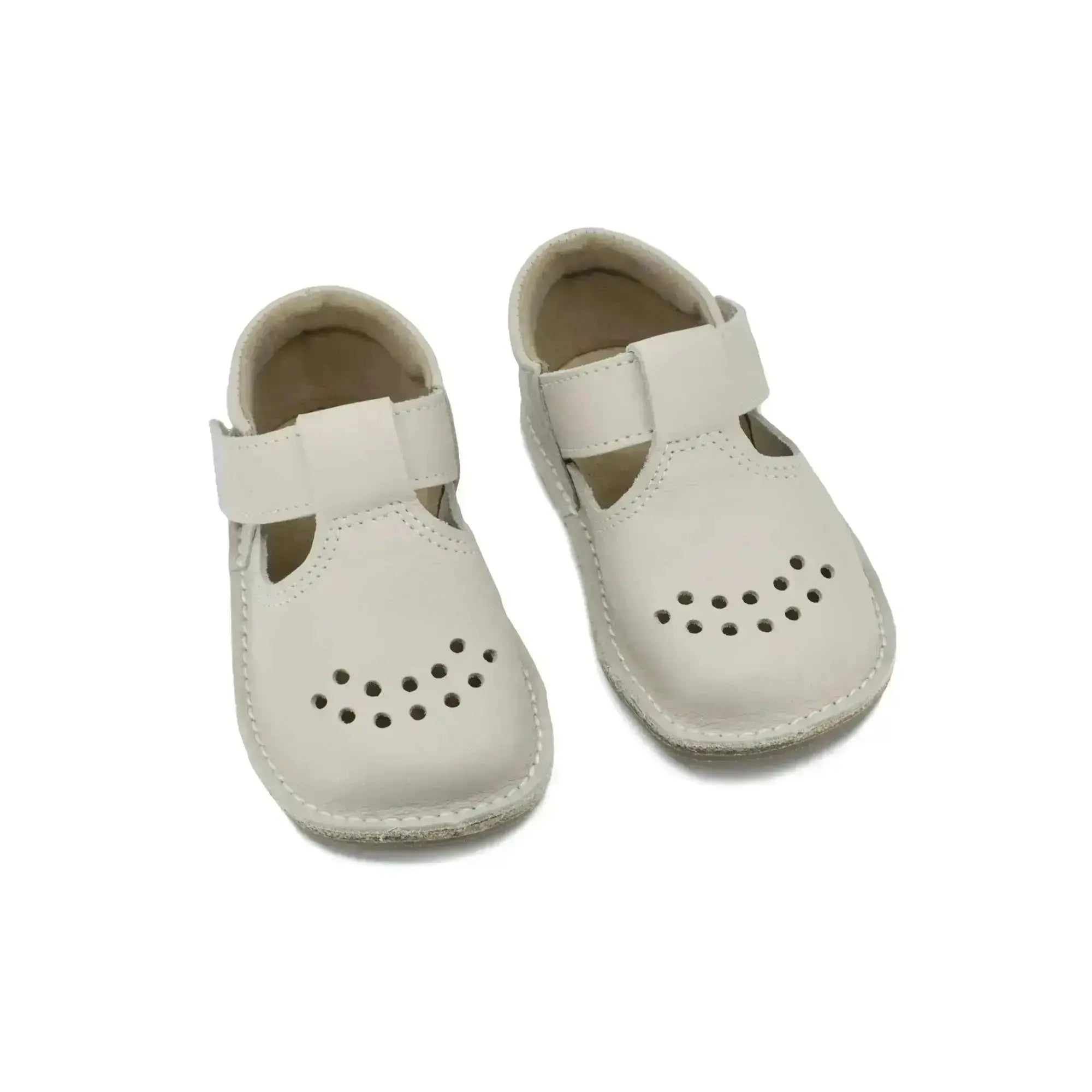 OmaKing - Lusti Natural White - chaussons barefoot pour bébé