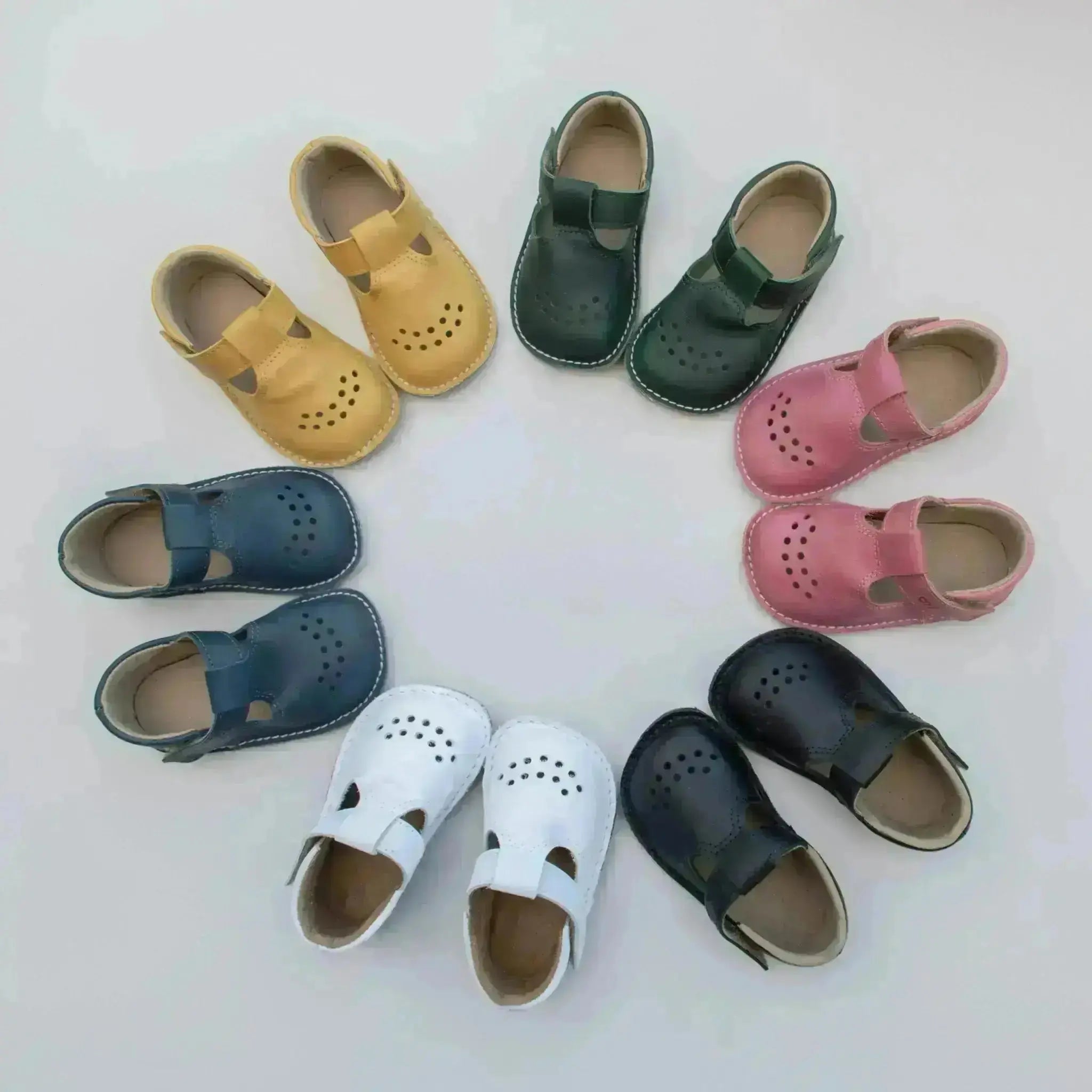 OmaKing - Lusti Jaune - chaussons barefoot pour tout-petits