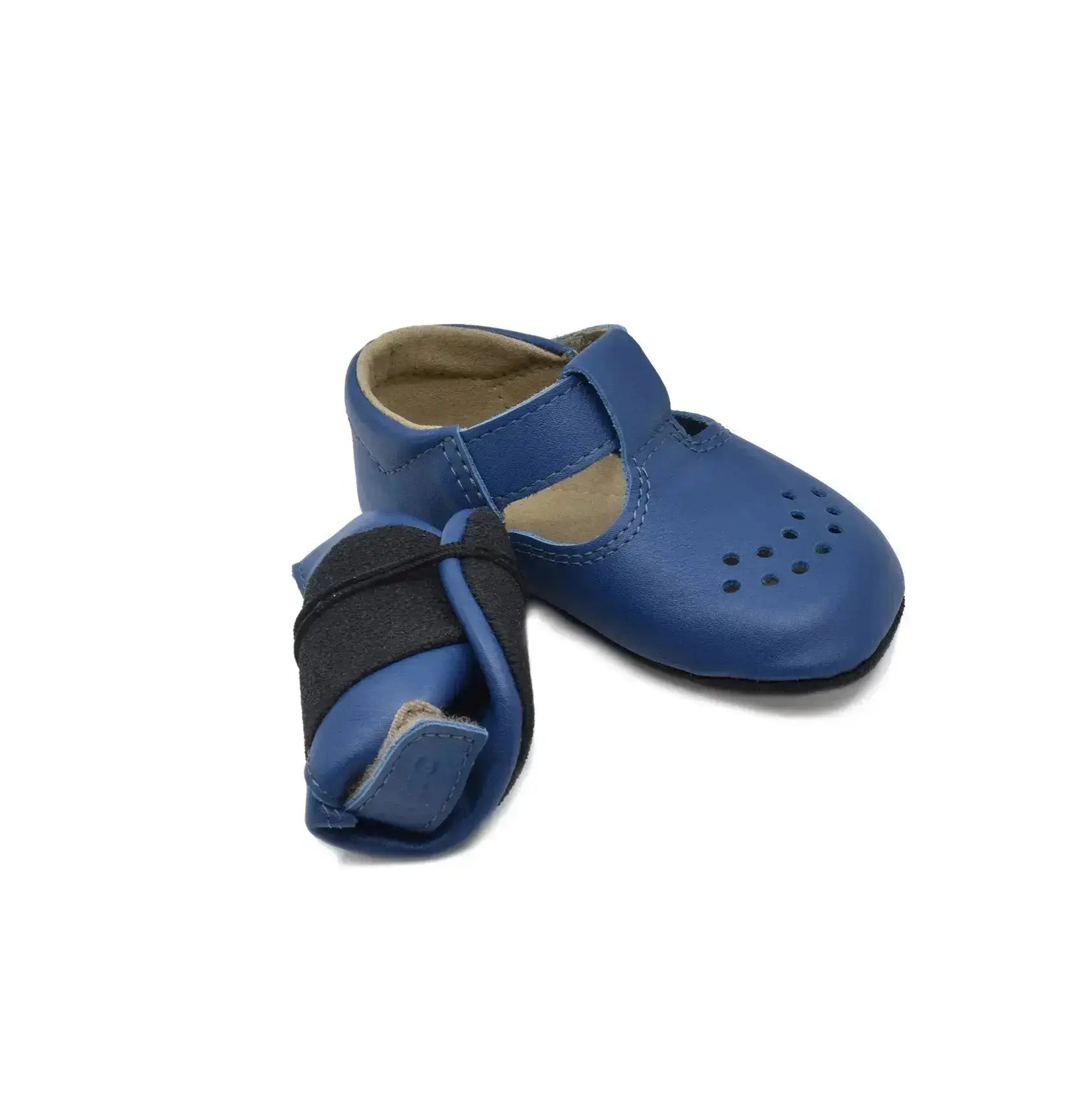 OmaKing Mutsu Blue - zapatos respetuosos de primeros pasos azul marino