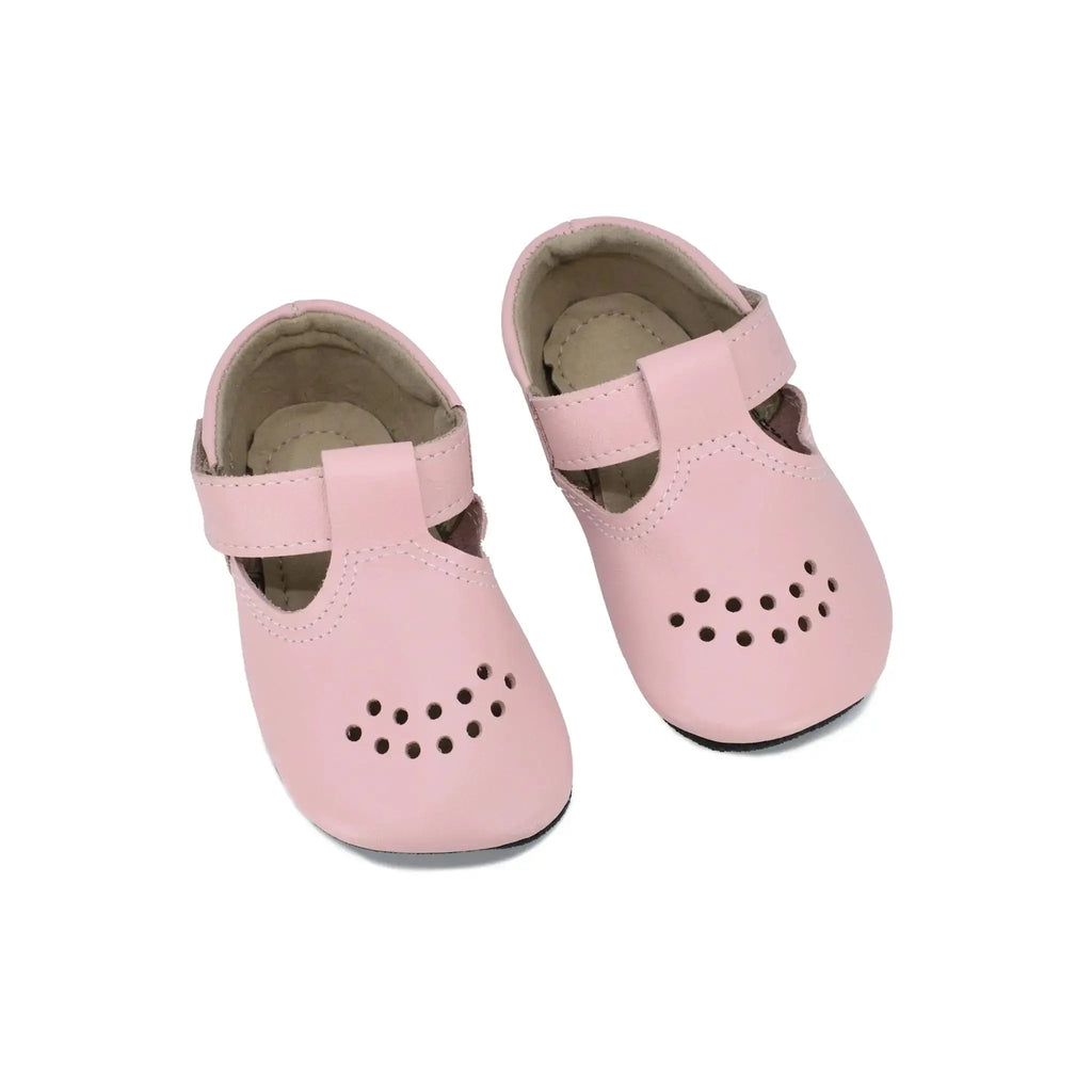 OmaKing Mutsu Pink - zapatitos respetuosos primeros pasos rosa