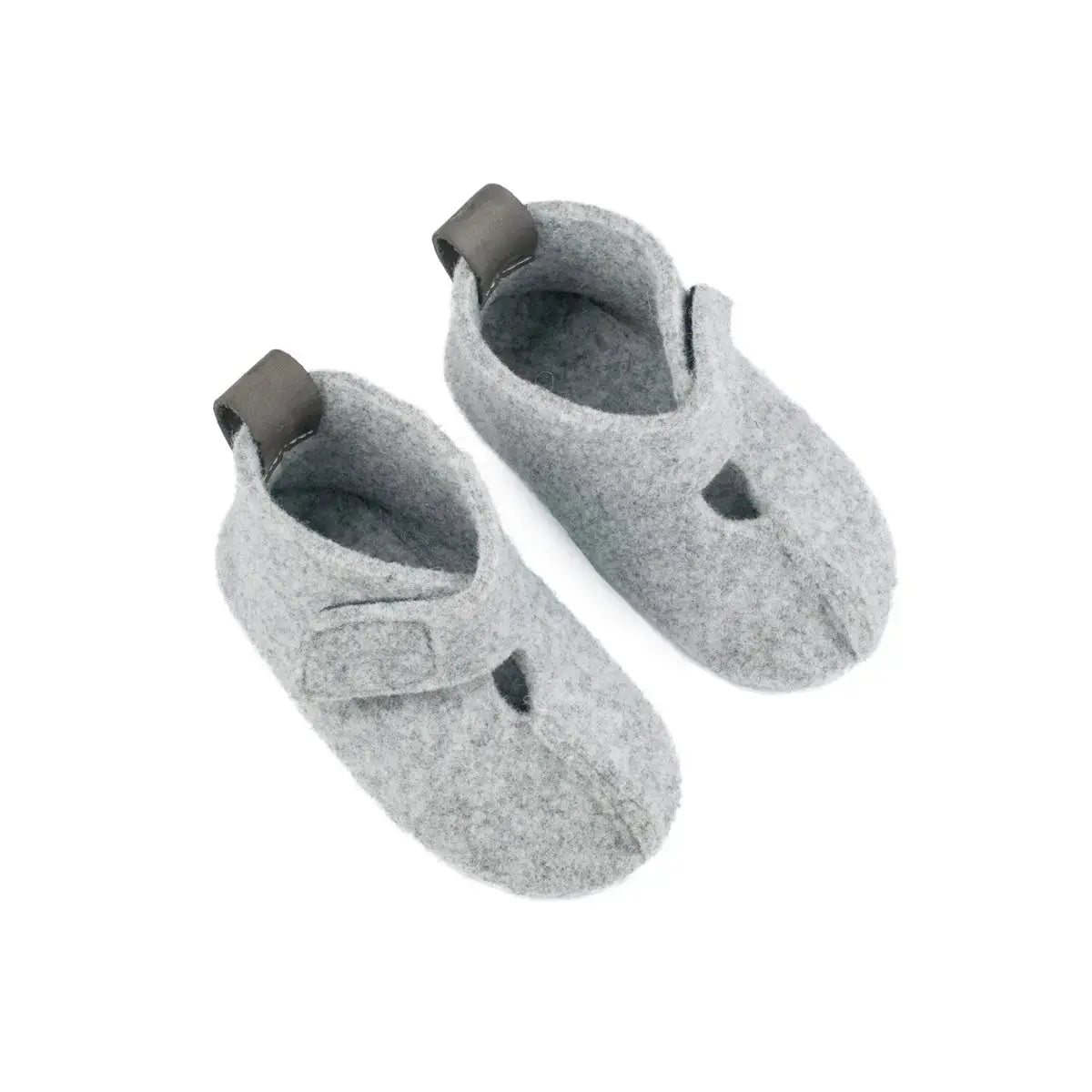 Omaking - Kaku Grey - zapatillas de casa respetuosas infantiles calentitas grises