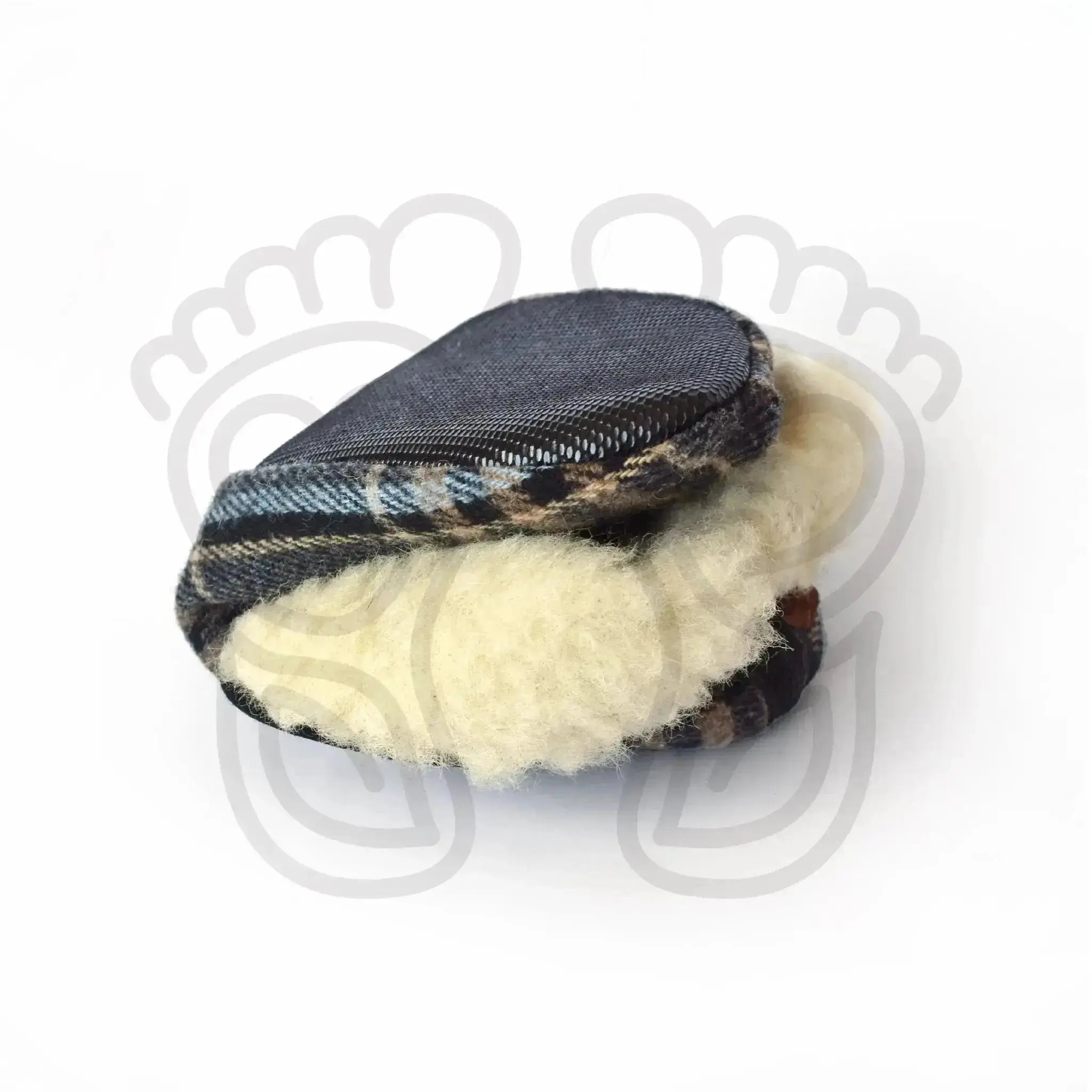 Omaking - Trolla Scott Pattern - zapatillas de casa barefoot de lana